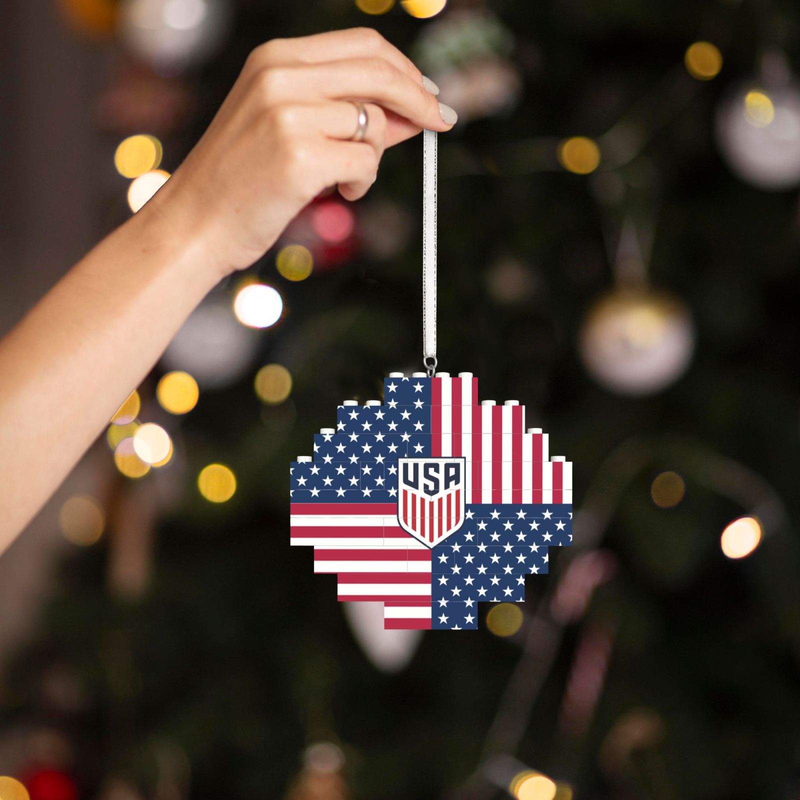 USMNT Building Block Puzzle Ornament BBP2029