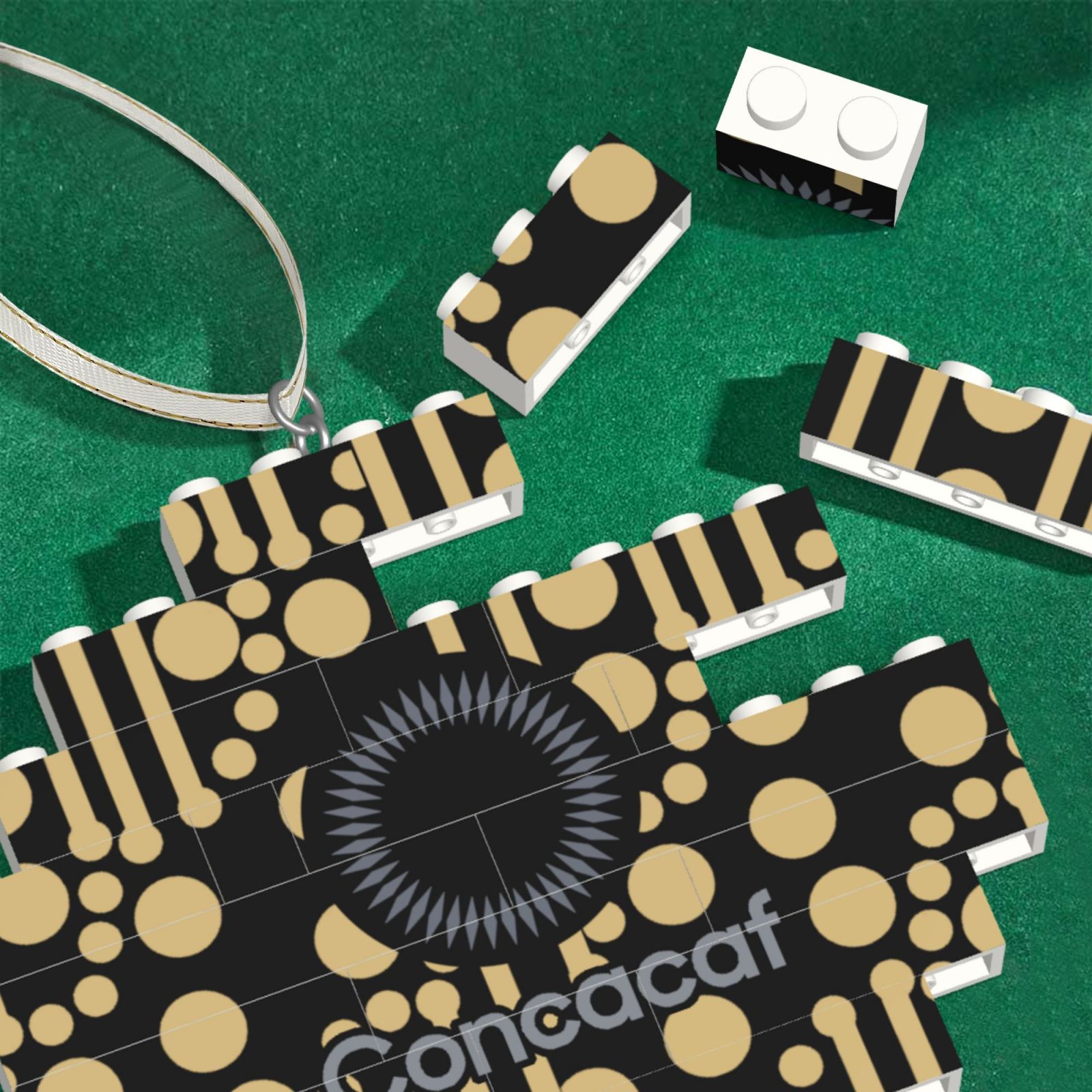 CONCACAF Building Block Puzzle Ornament BBP2003