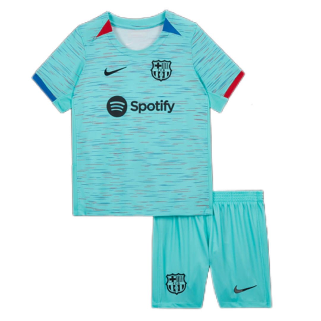 Kid's Barcelona Third Jersey+Shorts 23/24