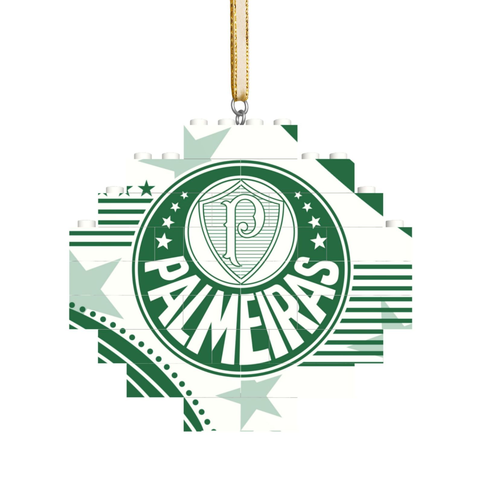 SE Palmeiras Building Block Puzzle Ornament BBP2098