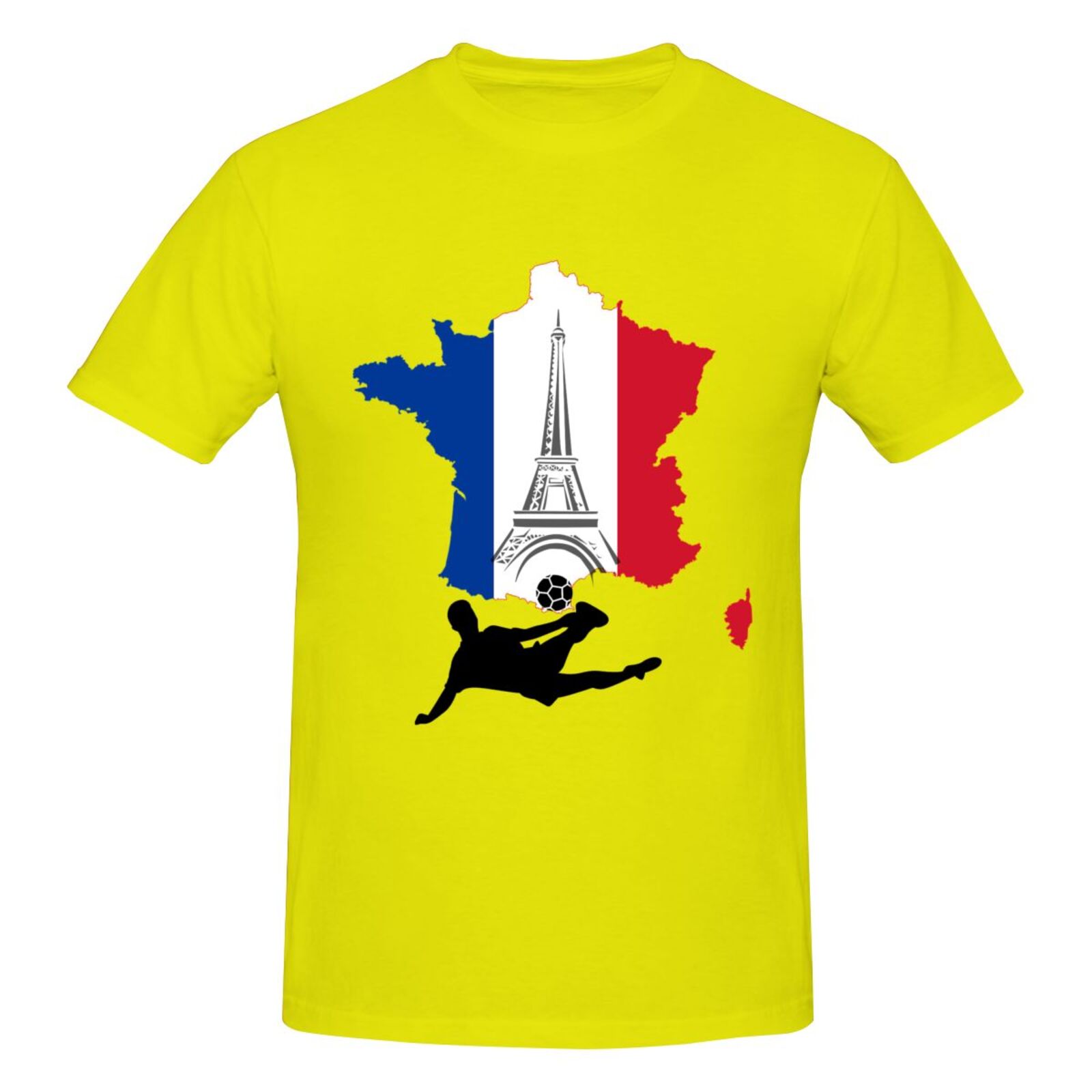 Men's France EURO 2024 Basic Short Sleeve T-Shirt BST1772