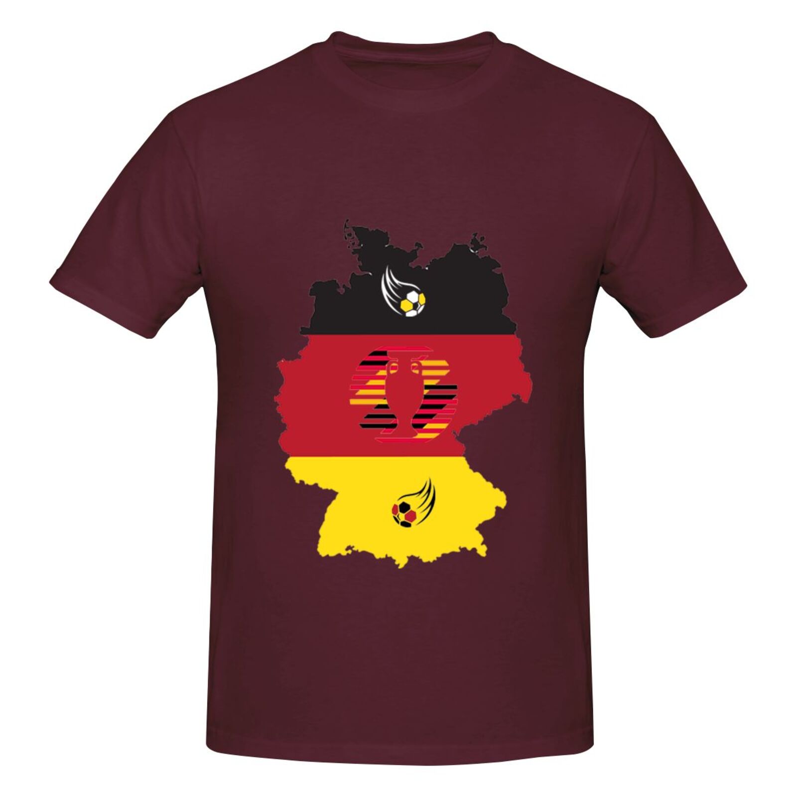 Men's Germany EURO 2024 Basic Short Sleeve T-Shirt BST1770