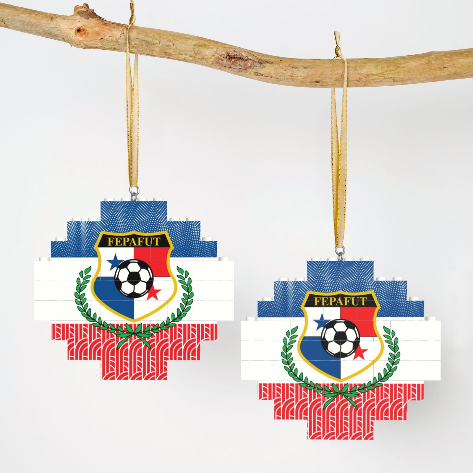 Panama Building Block Puzzle Ornament BBP2190