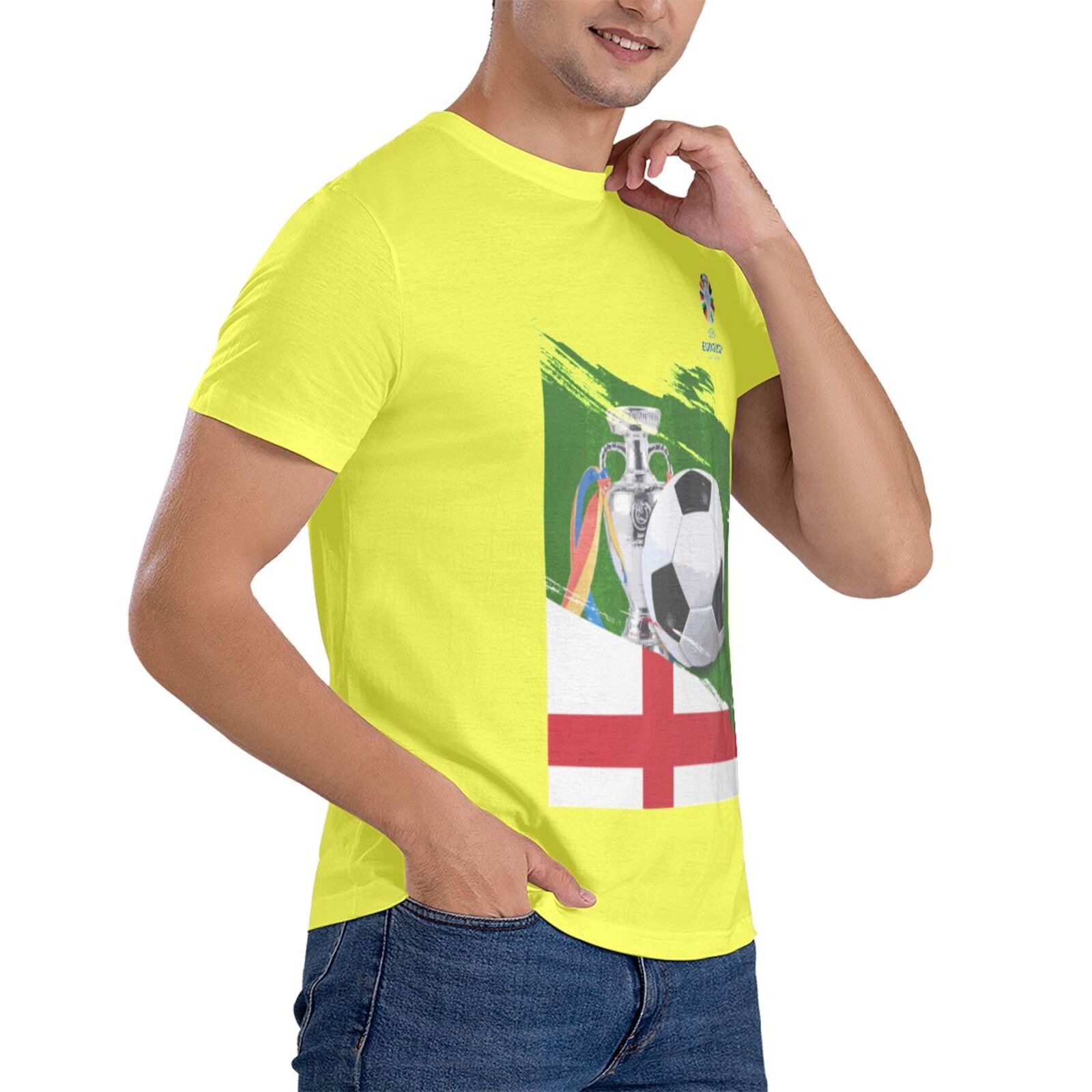 Men's England EURO 2024 Basic Short Sleeve T-Shirt BST1681