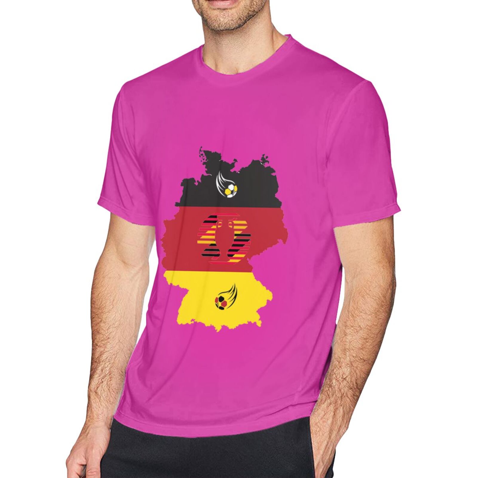 Men's Germany EURO 2024 Basic Short Sleeve T-Shirt BST1770