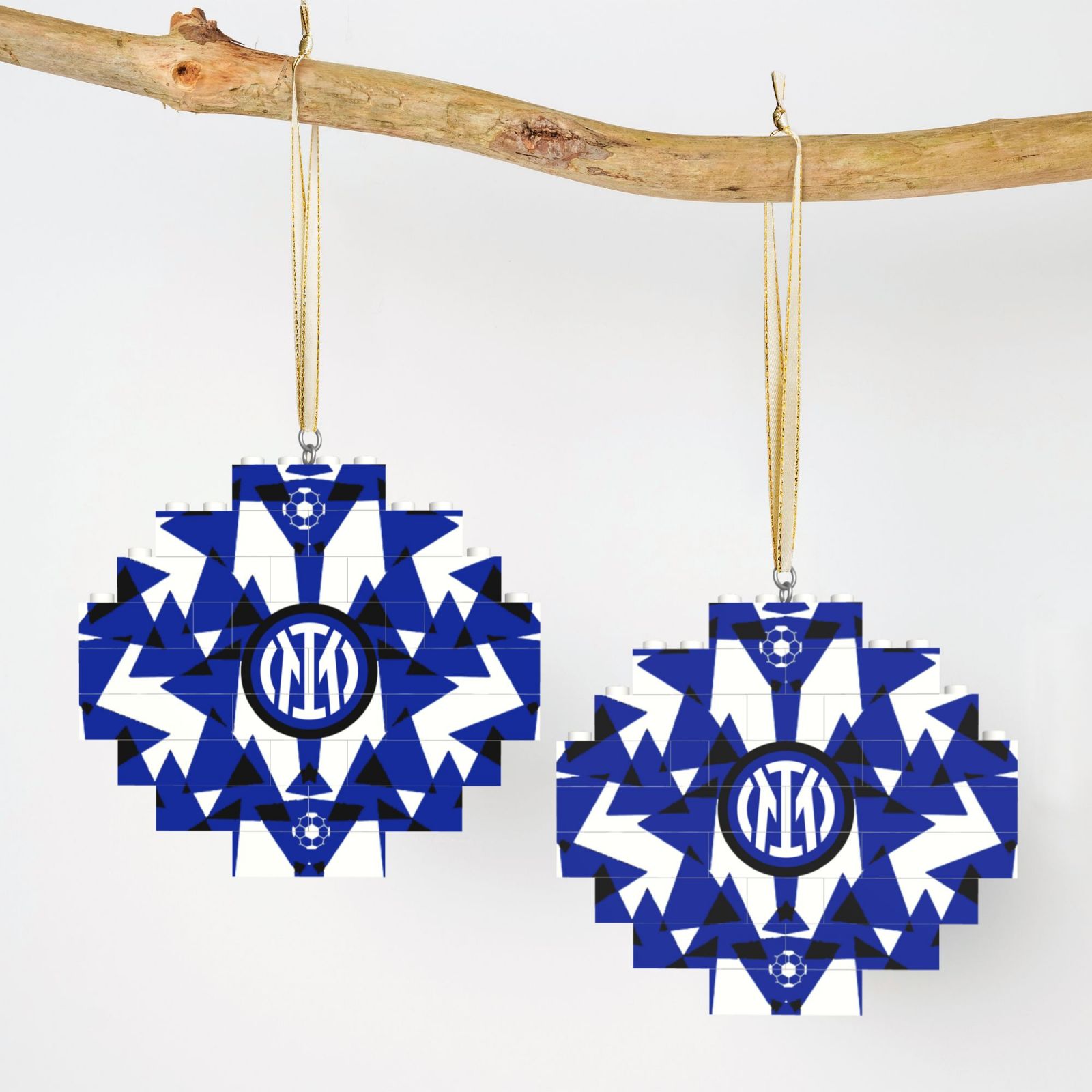 Inter Milan Building Block Puzzle Ornament BBP2014