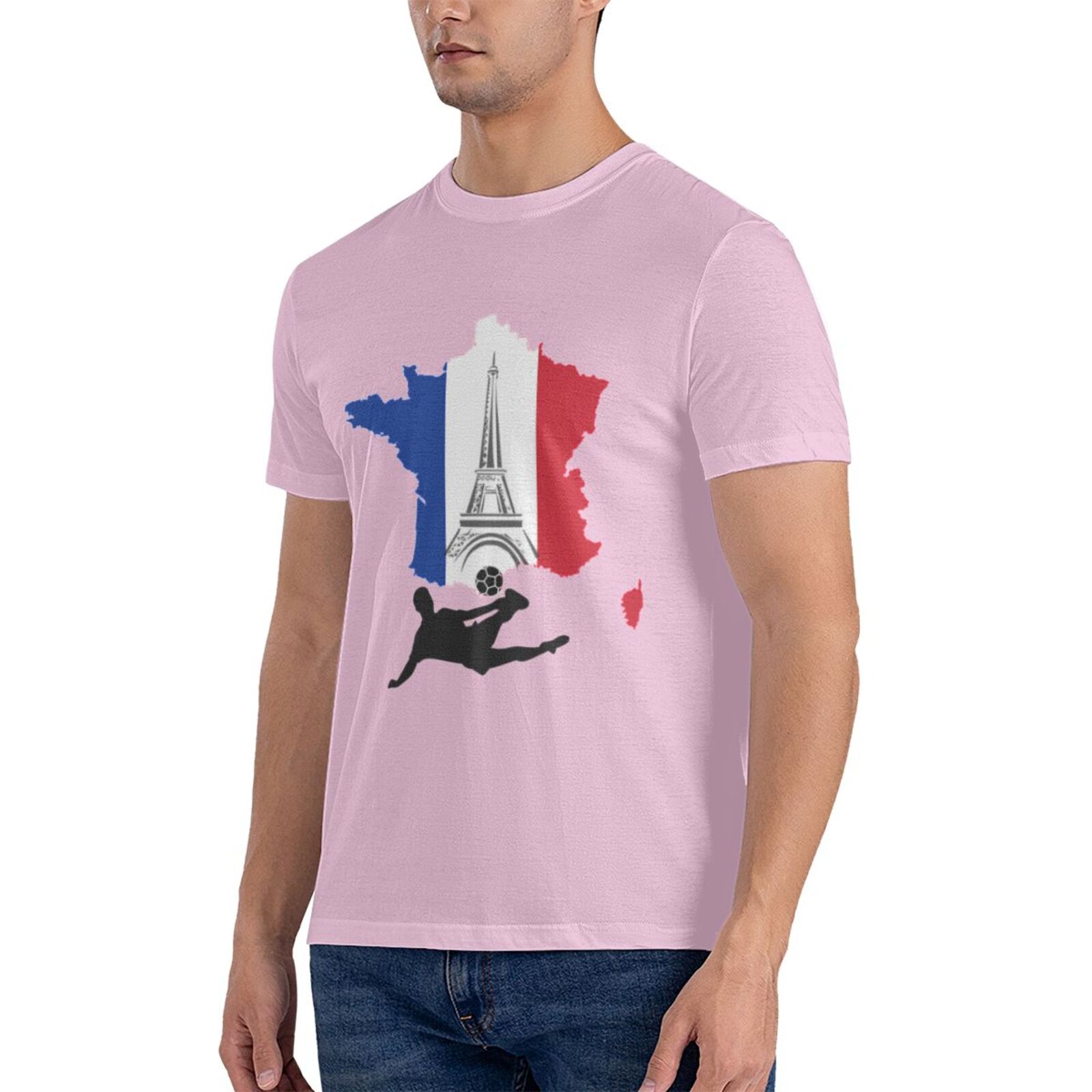 Men's France EURO 2024 Basic Short Sleeve T-Shirt BST1772