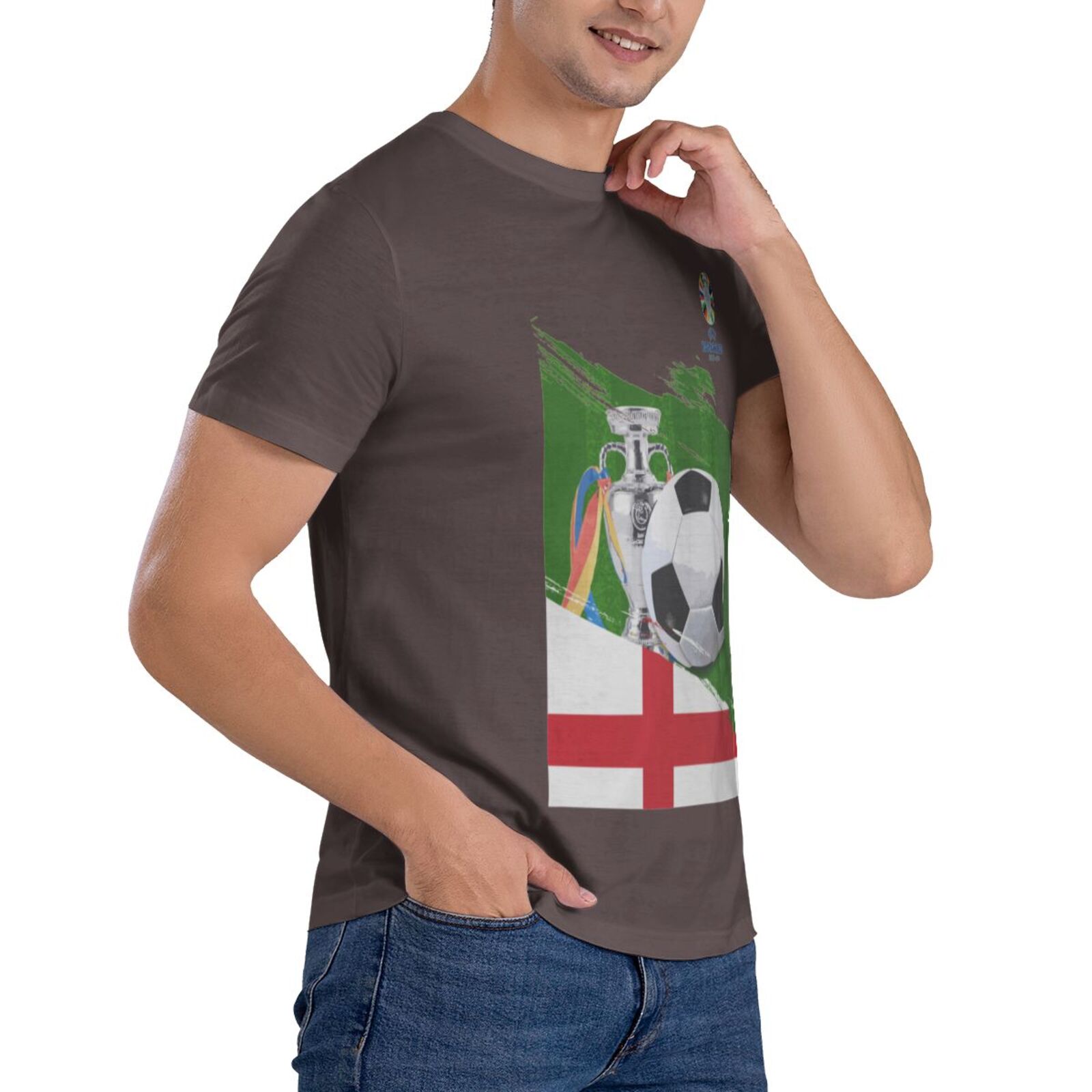 Men's England EURO 2024 Basic Short Sleeve T-Shirt BST1681