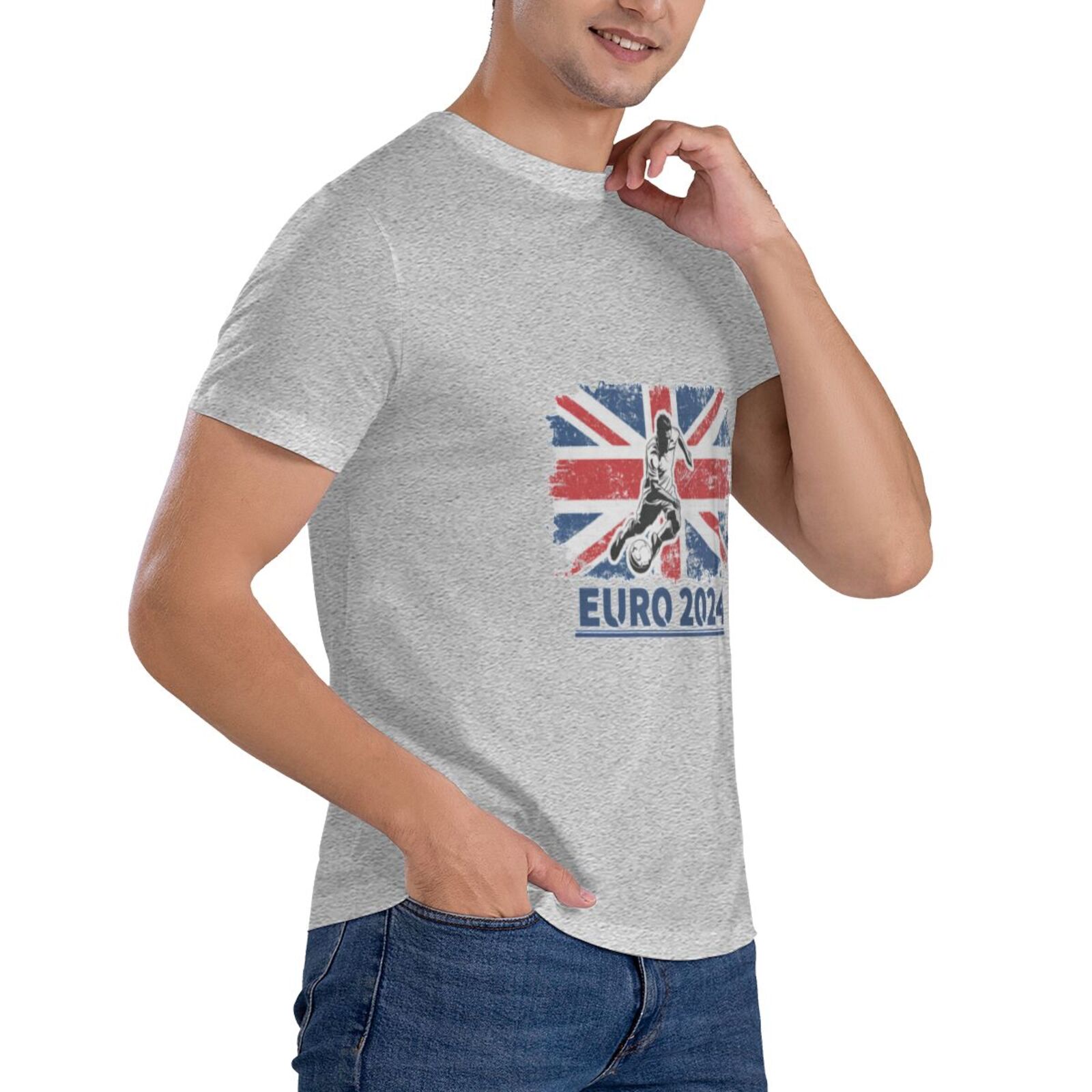 Men's England EURO 2024 Basic Short Sleeve T-Shirt BST1750