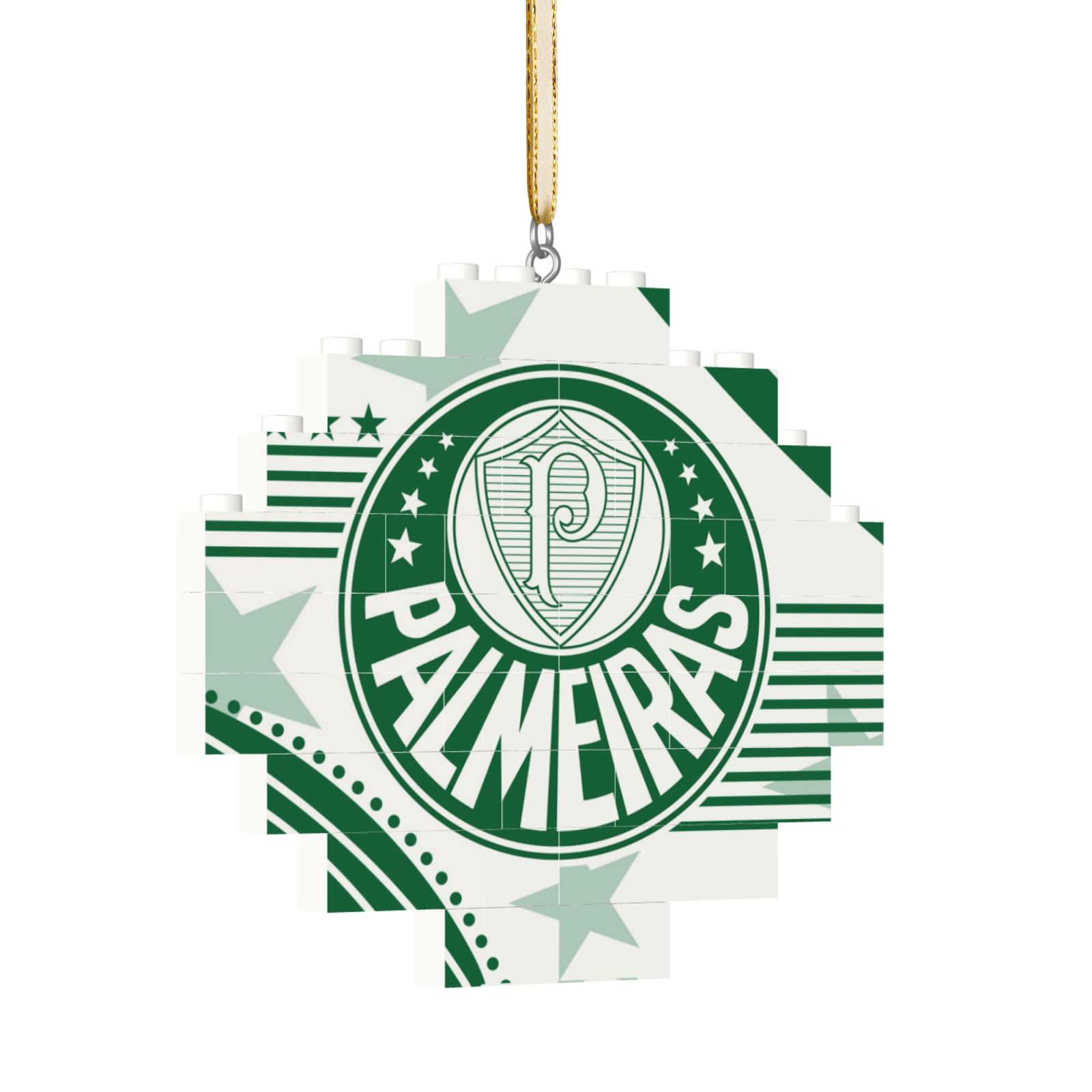 SE Palmeiras Building Block Puzzle Ornament BBP2098