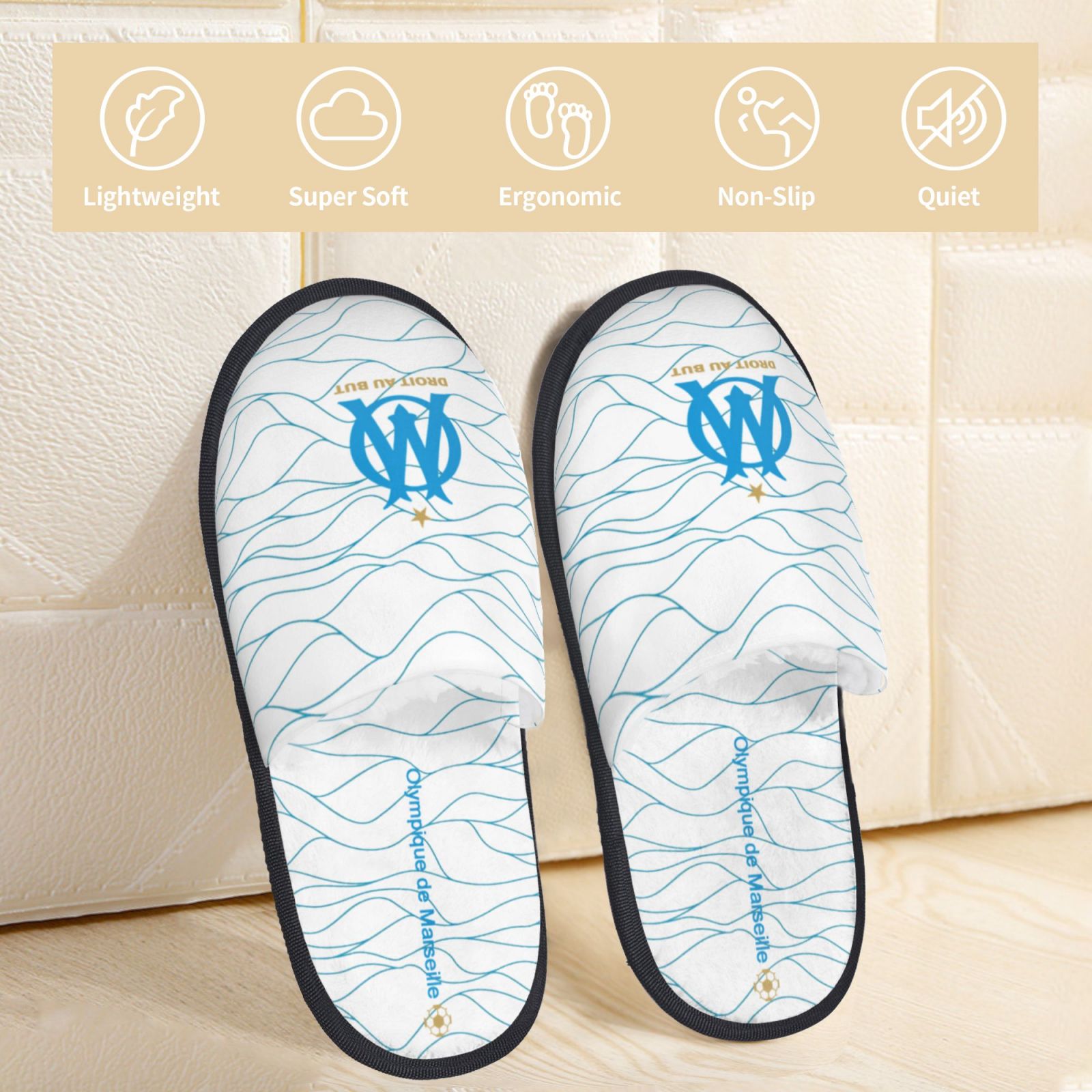 Olympique Marseille Cotton Slippers FSP2348