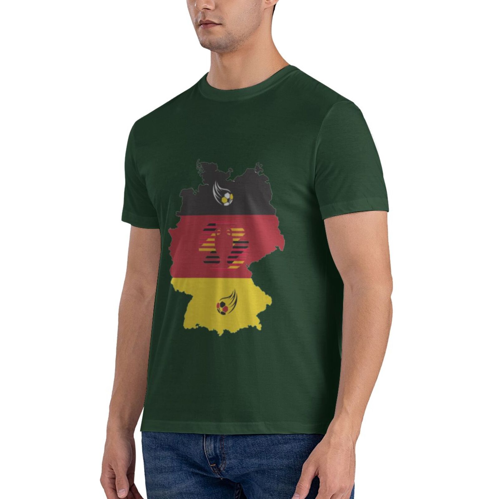 Men's Germany EURO 2024 Basic Short Sleeve T-Shirt BST1770