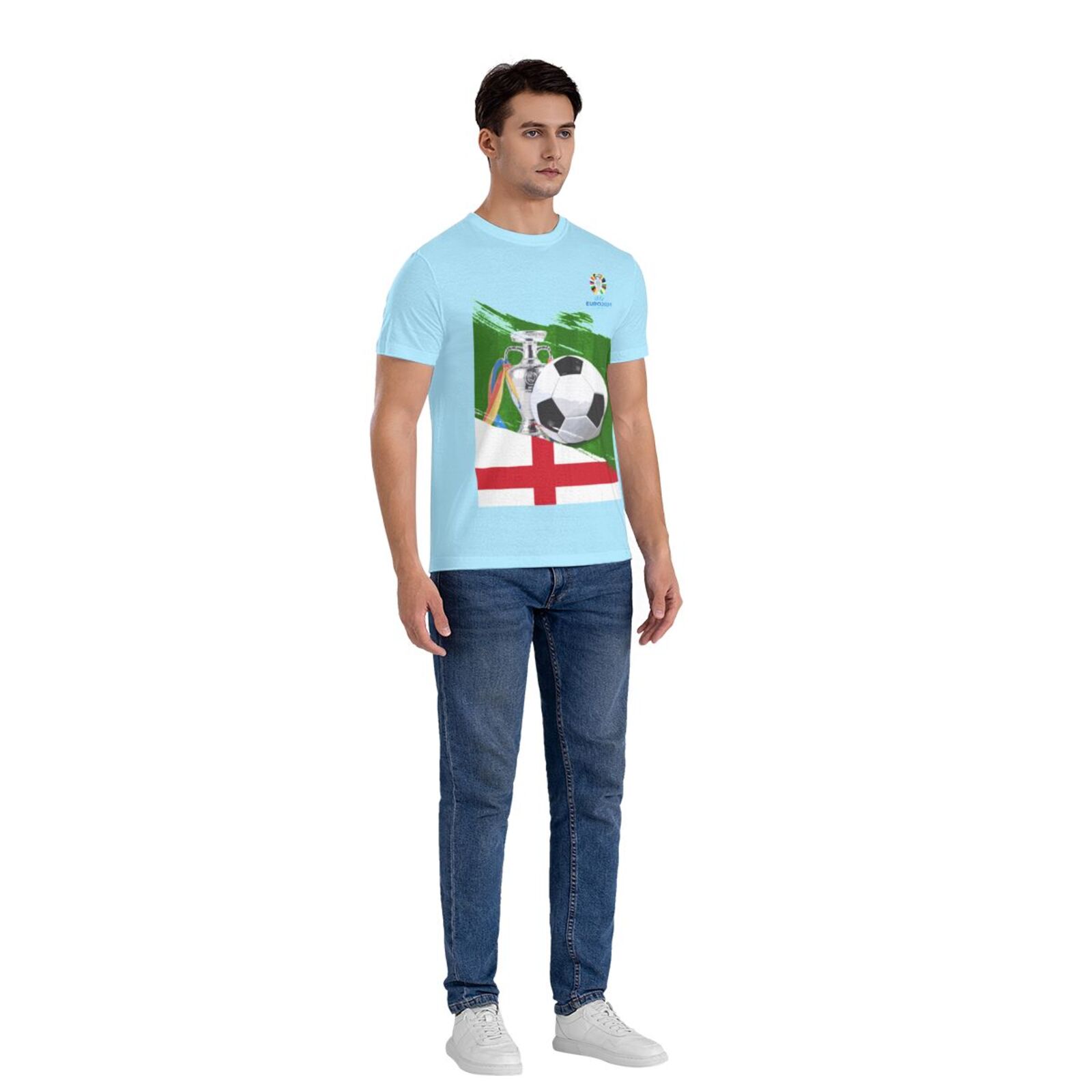 Men's England EURO 2024 Basic Short Sleeve T-Shirt BST1681