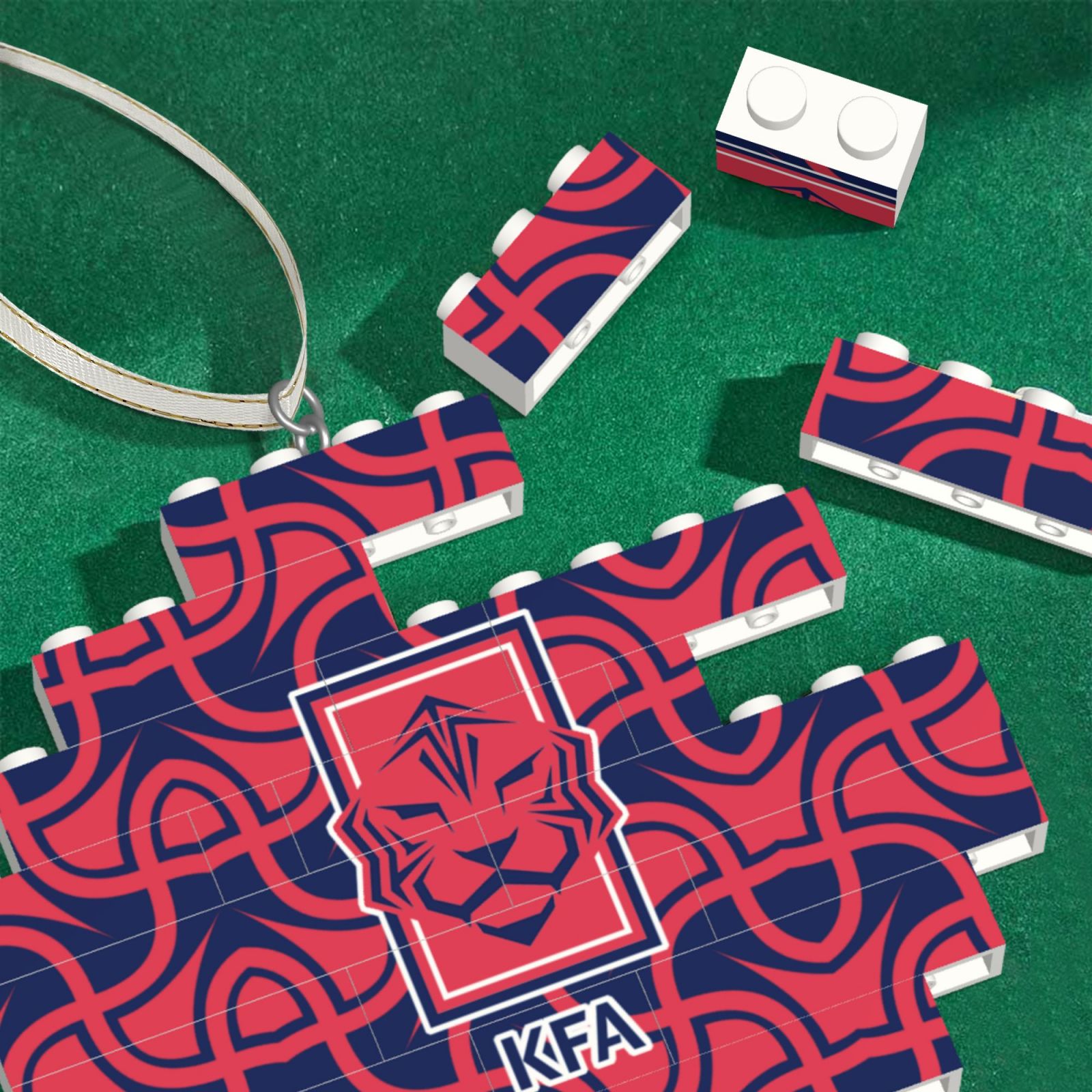 South Korea Building Block Puzzle Ornament BBP2011