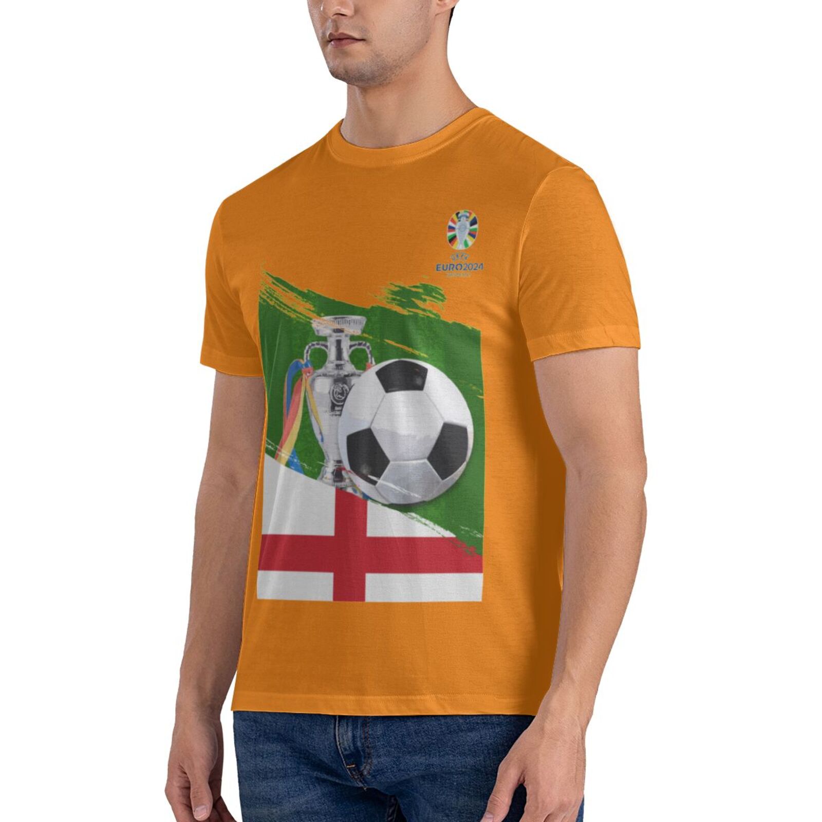Men's England EURO 2024 Basic Short Sleeve T-Shirt BST1681