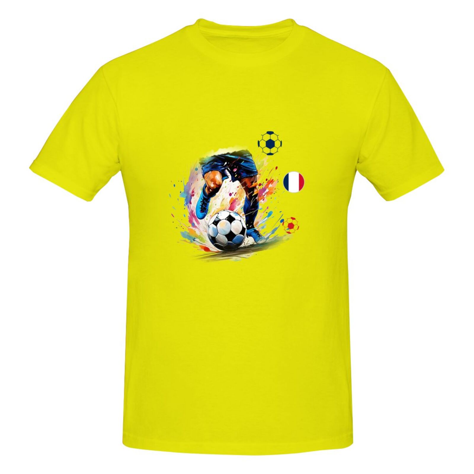 Men's France EURO 2024 Basic Short Sleeve T-Shirt BST1749