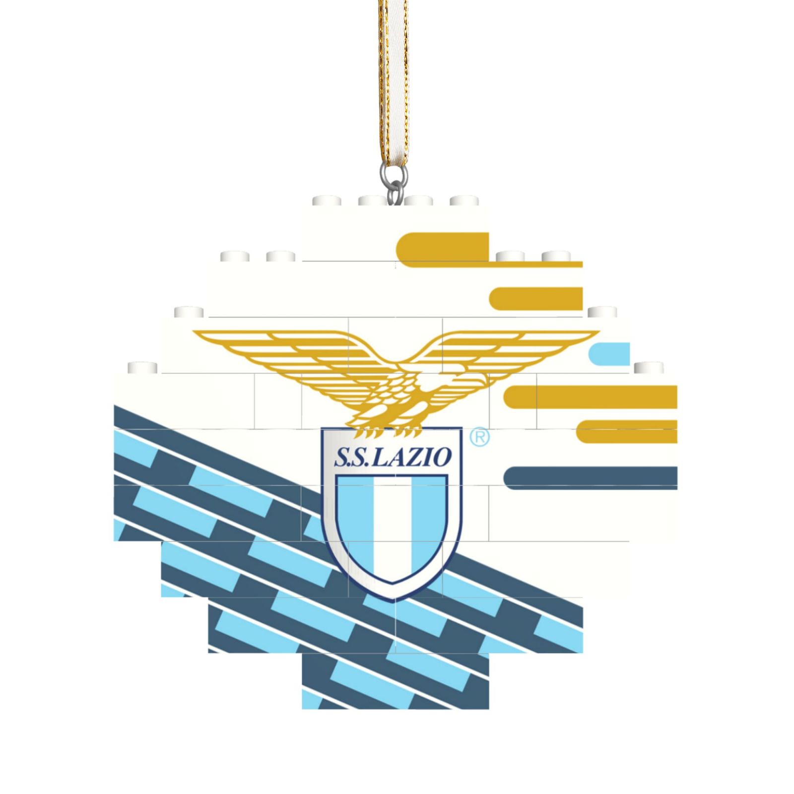 Lazio Building Block Puzzle Ornament BBP2194