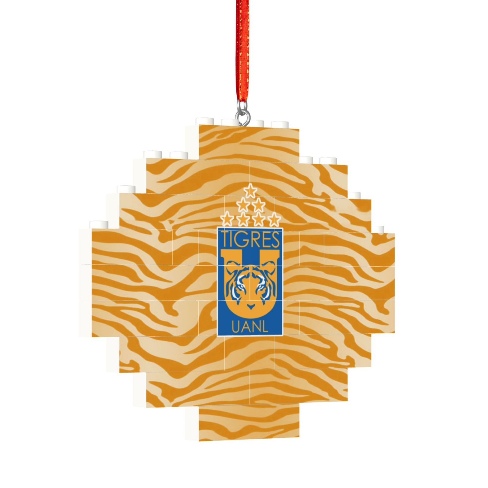 Tigres UANL Building Block Puzzle Ornament BBP2033