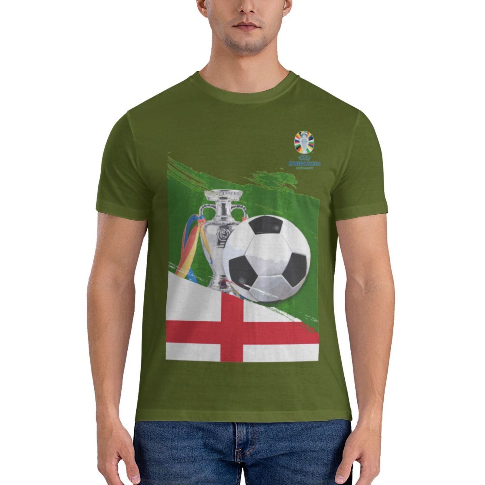 Men's England EURO 2024 Basic Short Sleeve T-Shirt BST1681