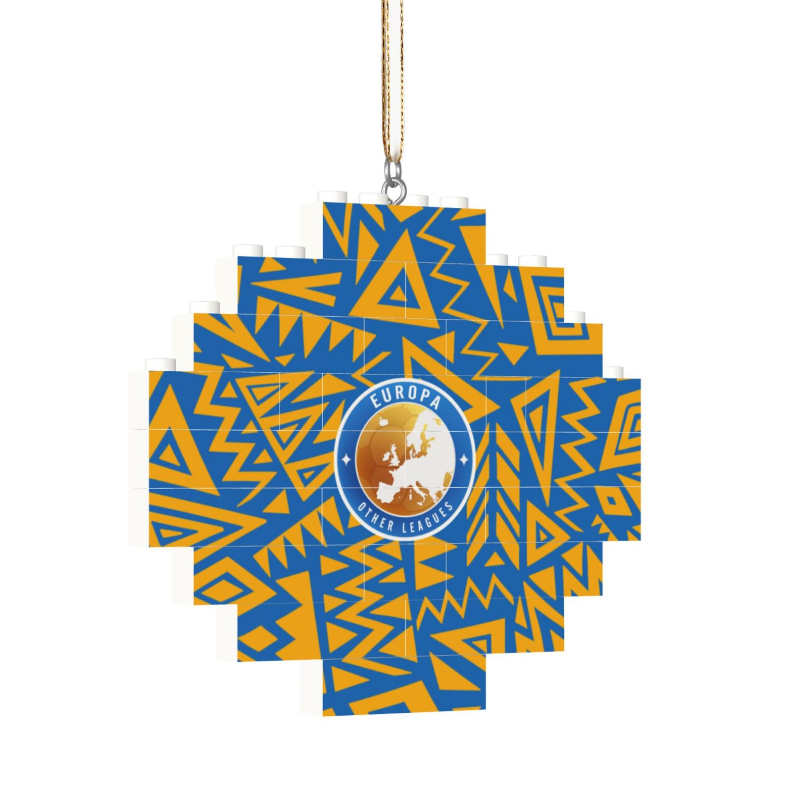UEFA Europa League Building Block Puzzle Ornament BBP2038