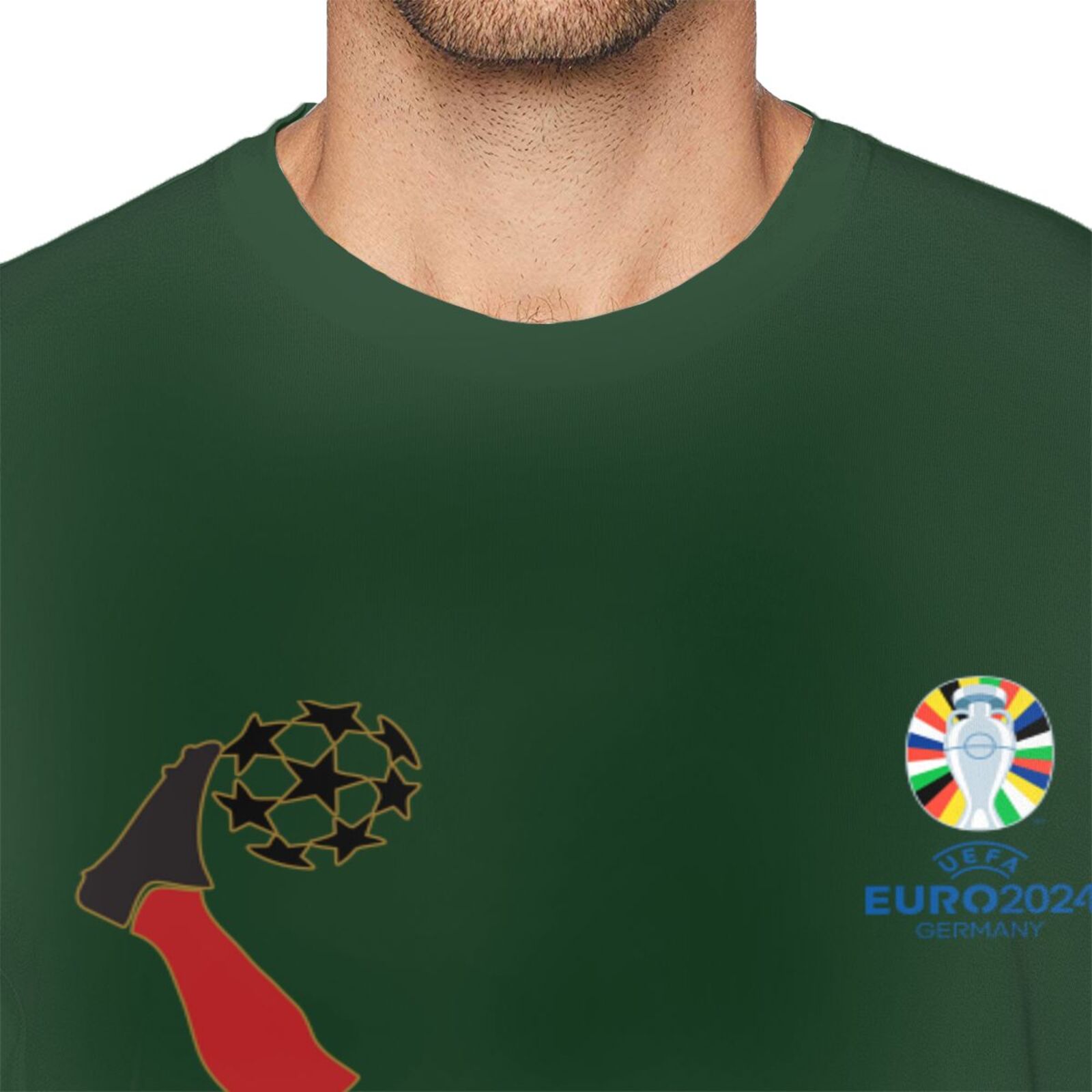 Men's Spain EURO 2024 Basic Short Sleeve T-Shirt BST1724