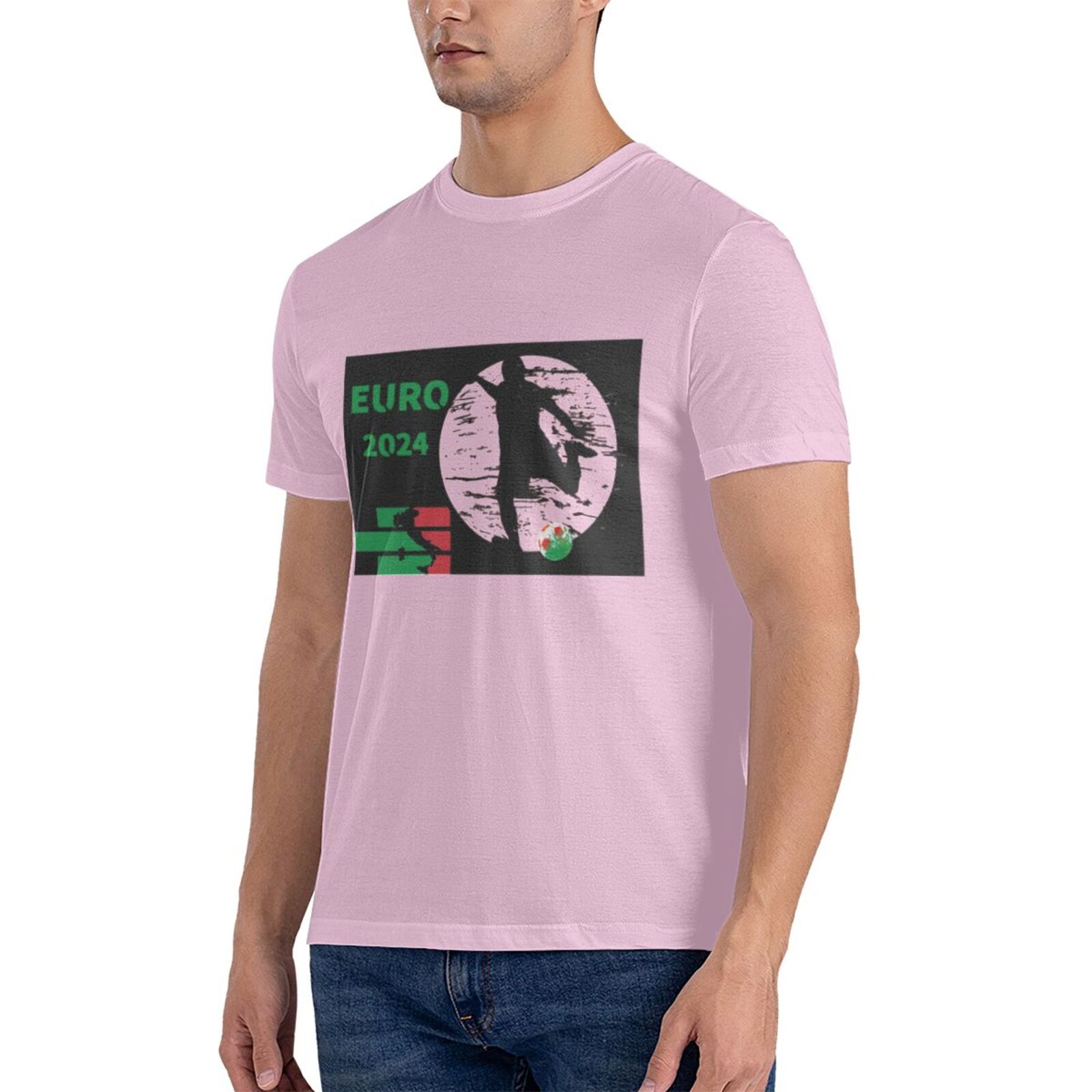 Men's Italy EURO 2024 Basic Short Sleeve T-Shirt BST1751