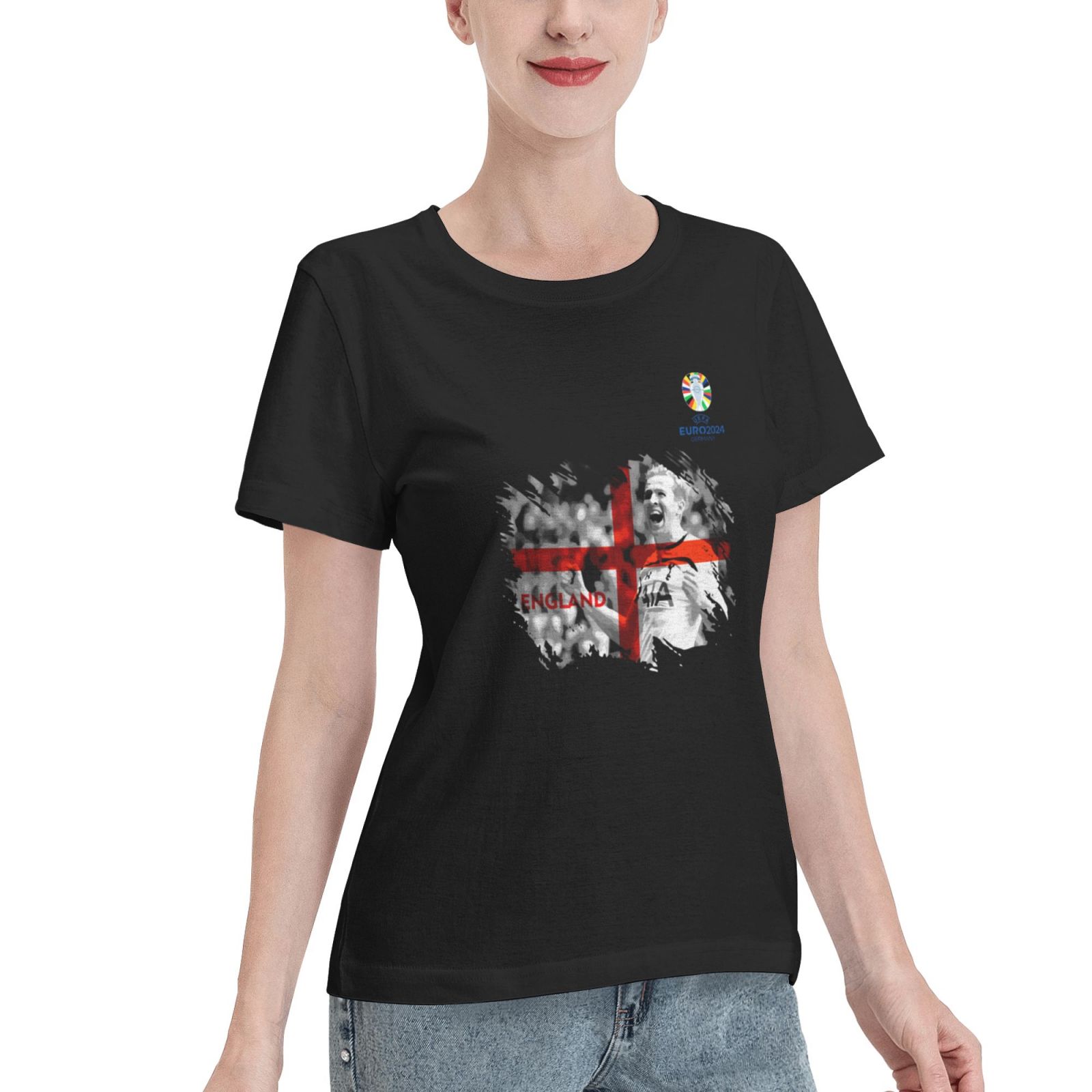 Woman's England EURO 2024 Basic Short Sleeve T-Shirt WBT1712