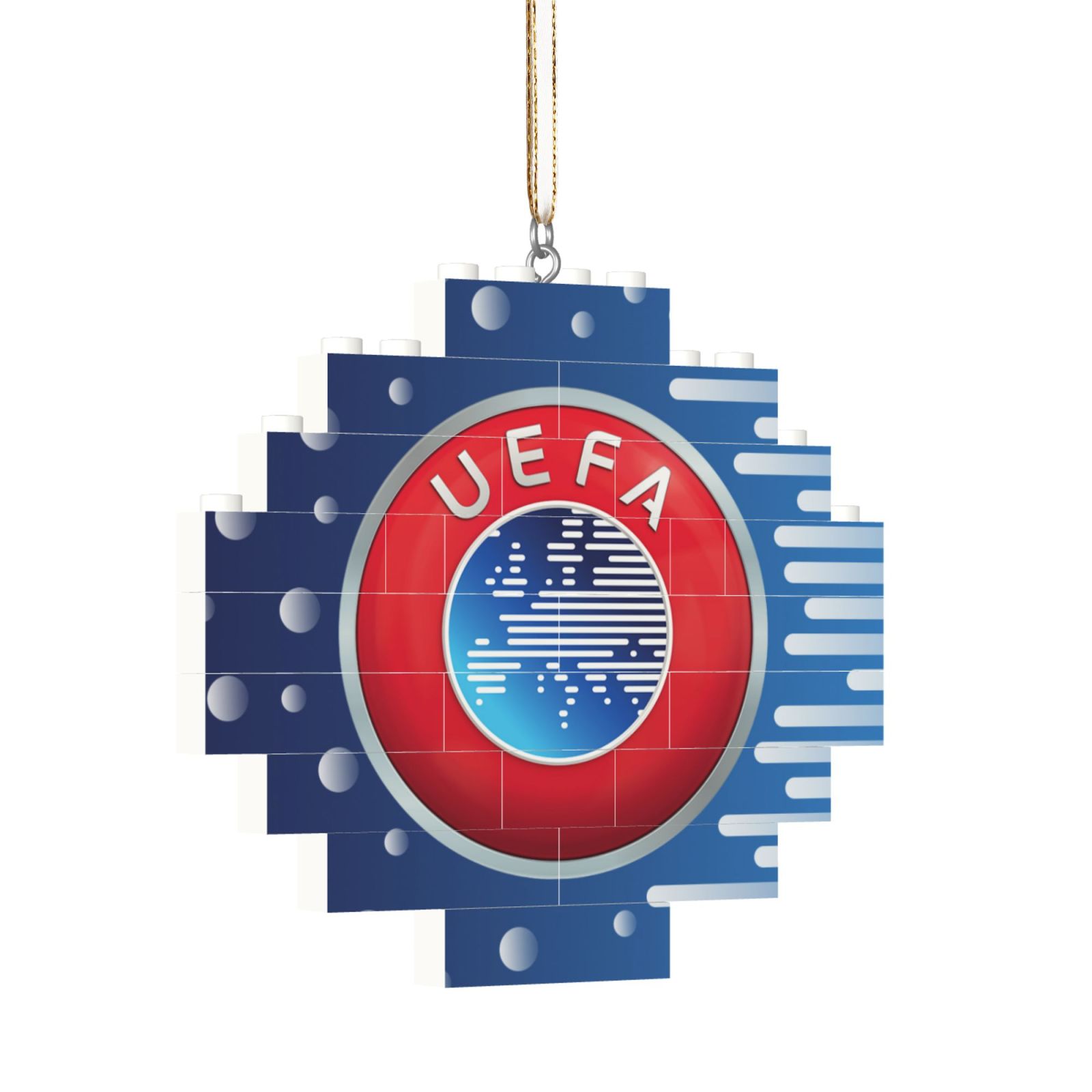 UEFA Building Block Puzzle Ornament BBP2097