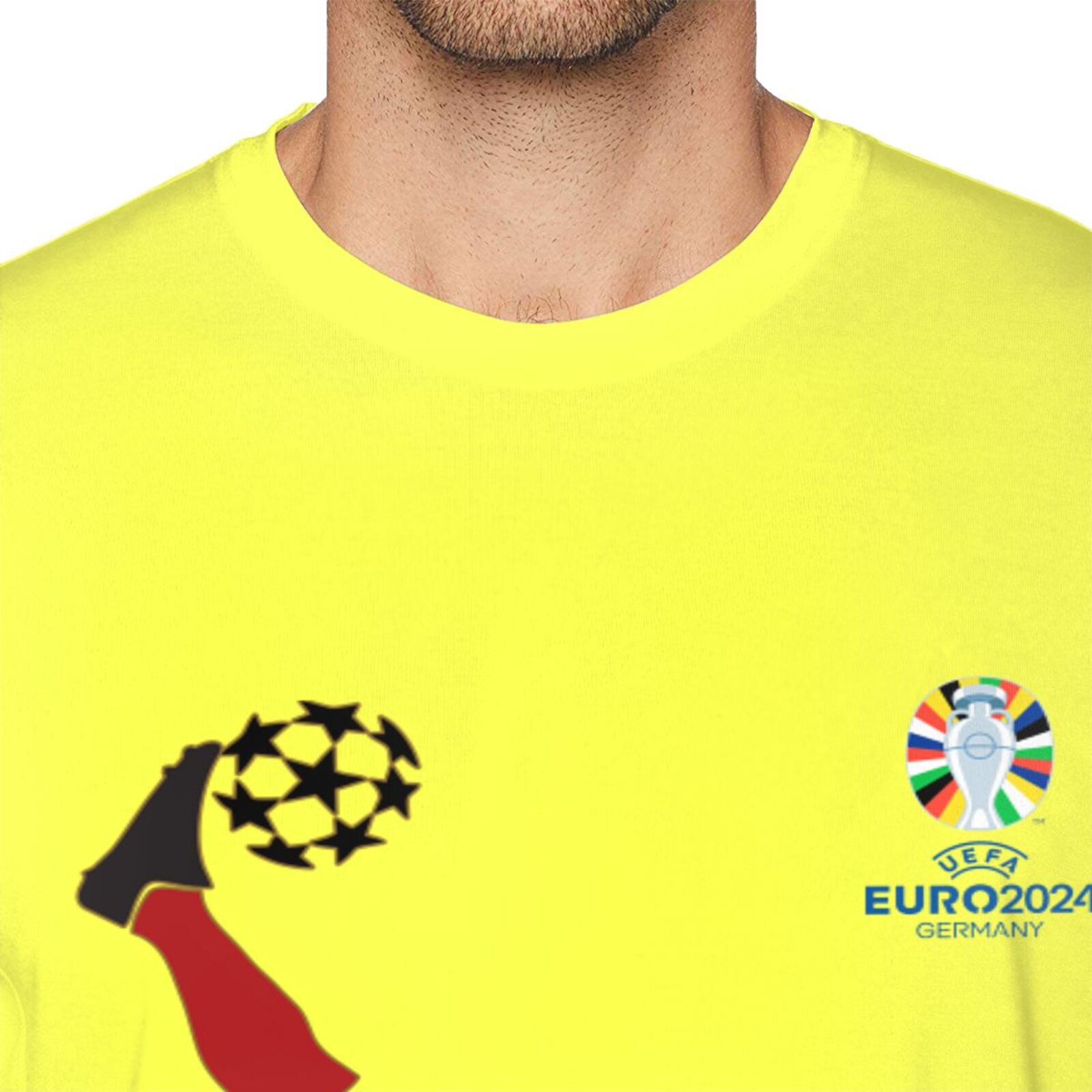 Men's Spain EURO 2024 Basic Short Sleeve T-Shirt BST1724