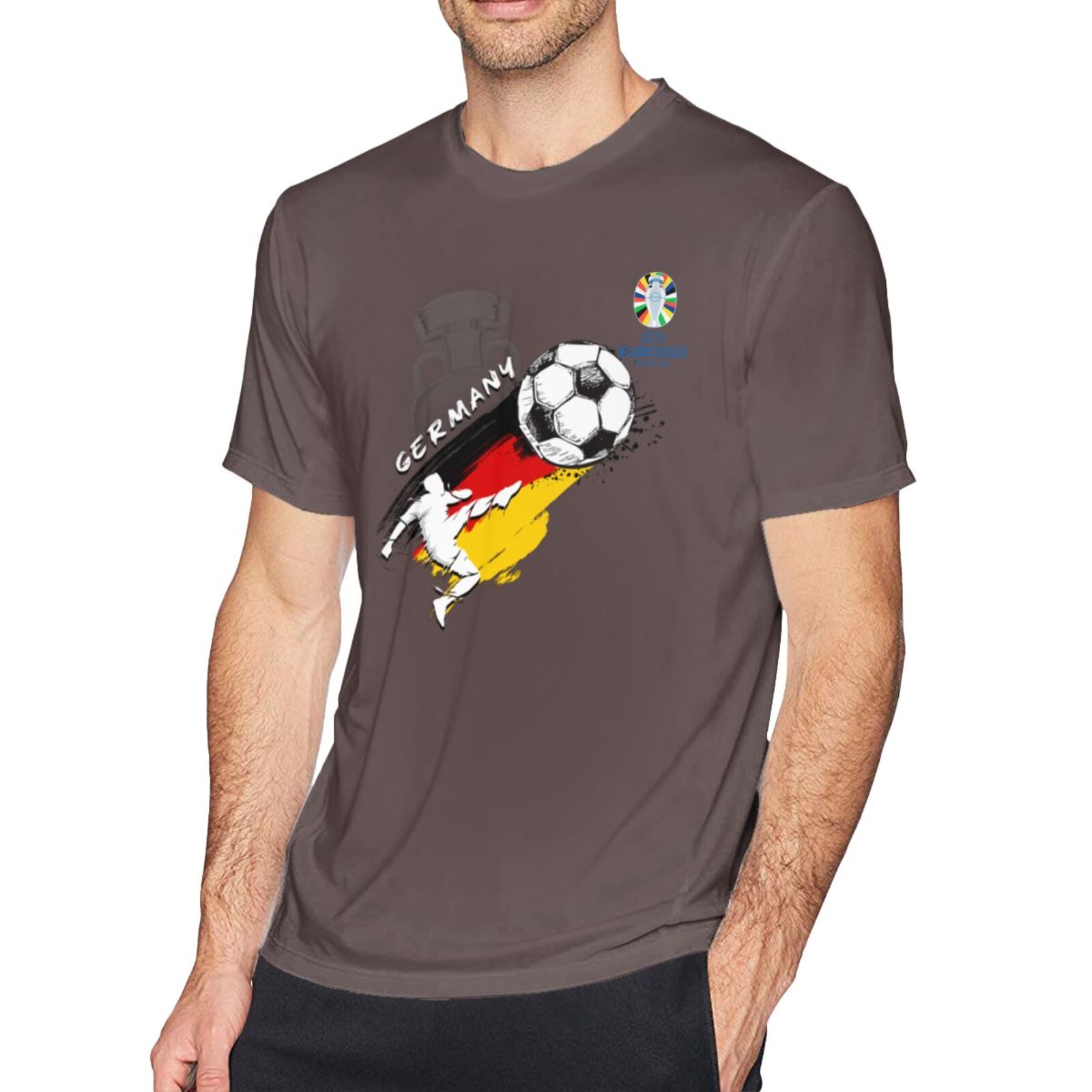 Men's Germany EURO 2024 Basic Short Sleeve T-Shirt BST1679
