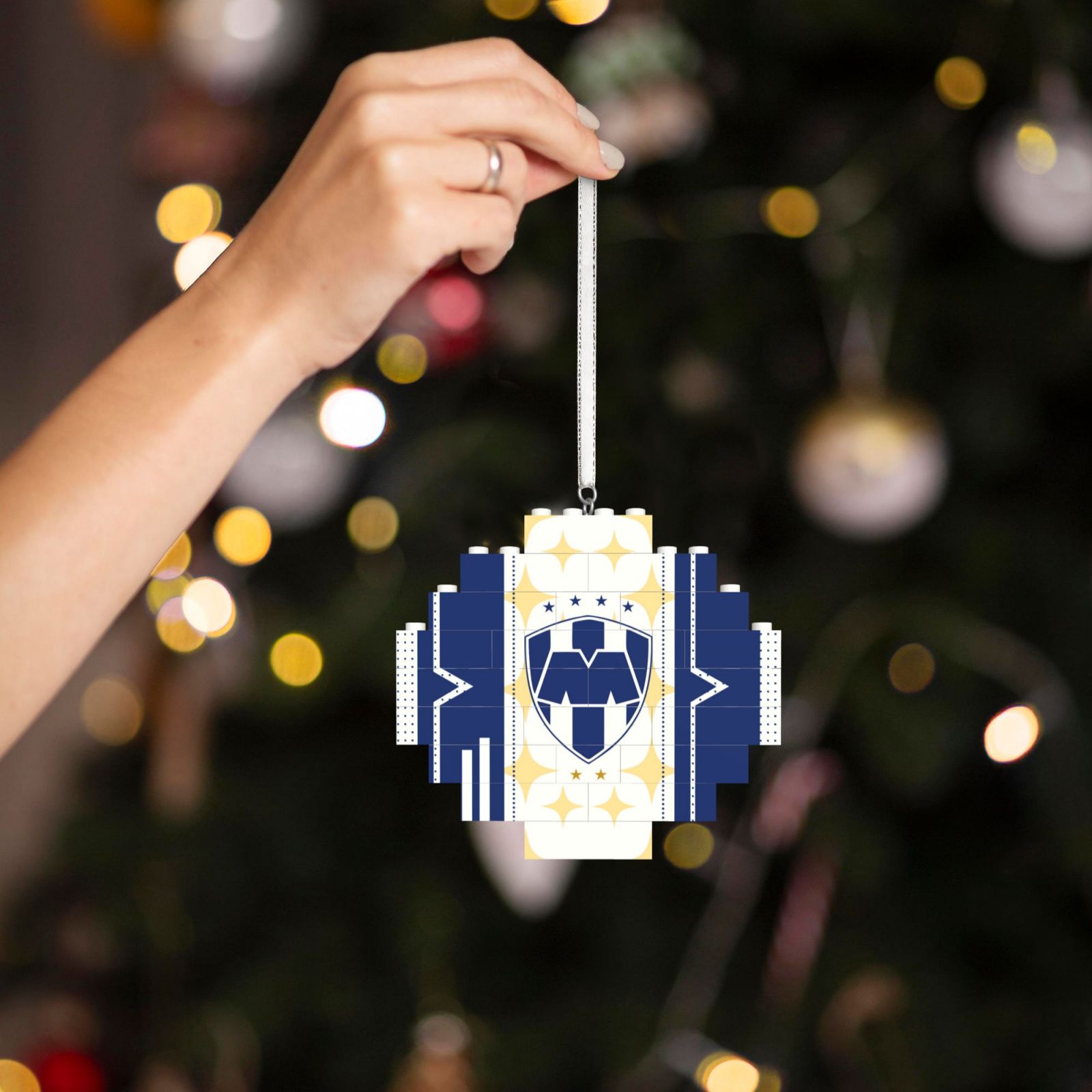 Monterrey Building Block Puzzle Ornament BBP2168