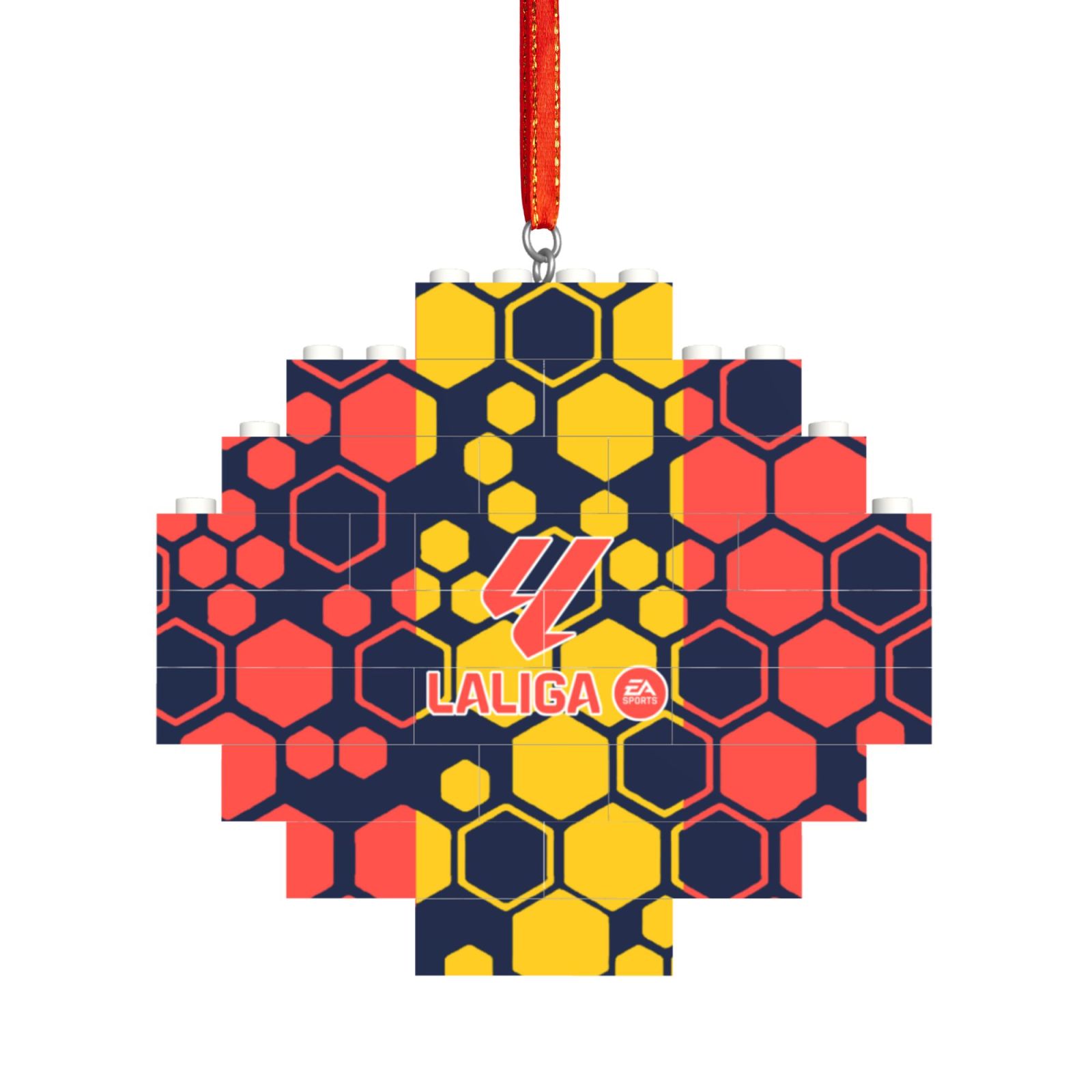 Spain La Liga Building Block Puzzle Ornament BBP2023