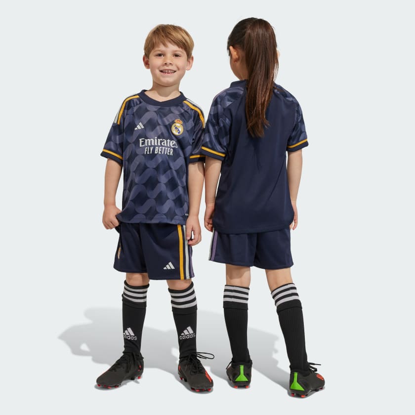 Kid's Real Madrid Away Jersey+Shorts 23/24
