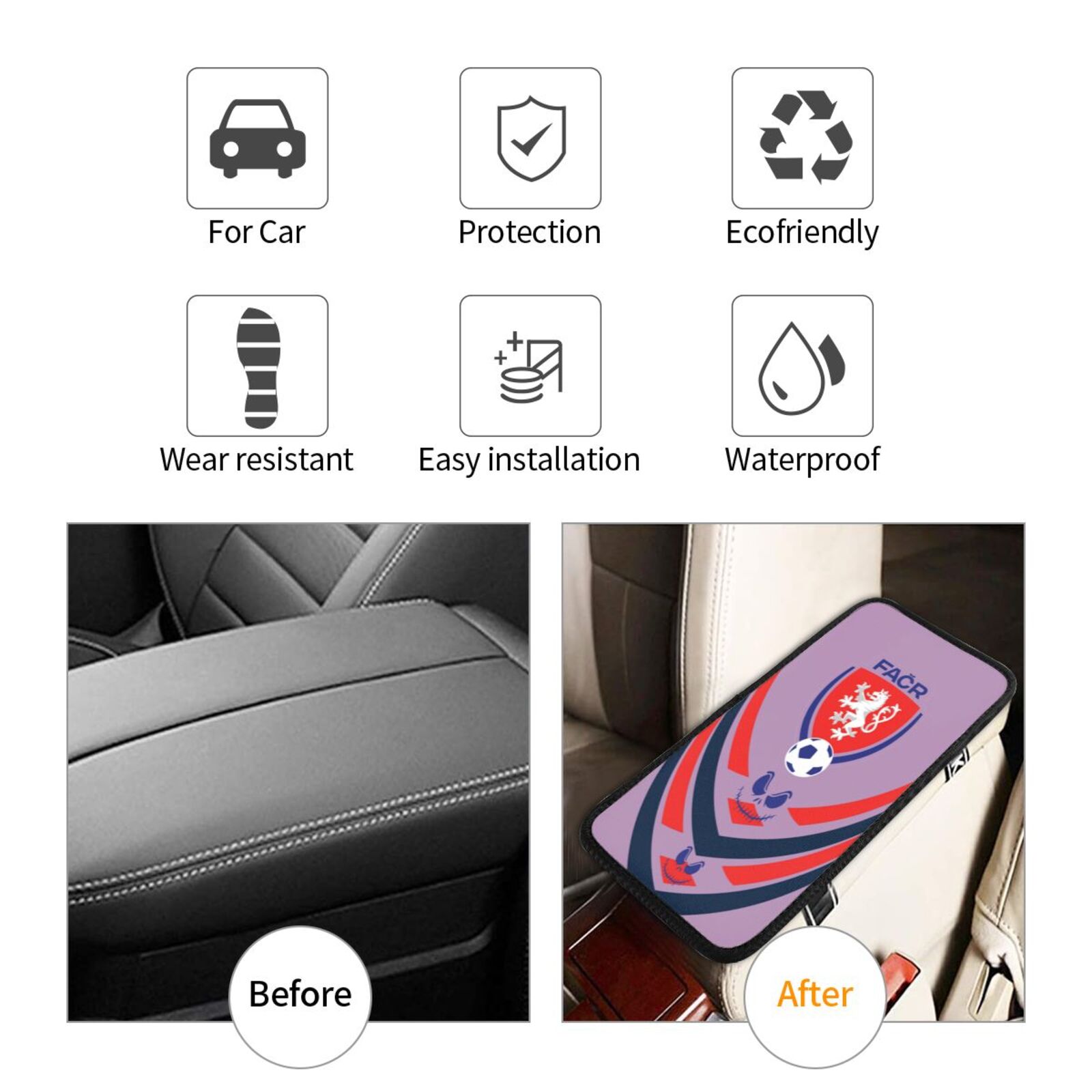 Czech Car Handrail Box Cushion CHC2686