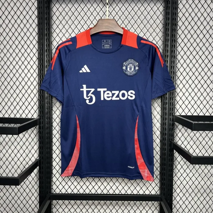 Manchester United Dark blue Pre-match training Jersey 24/25 Football Kit