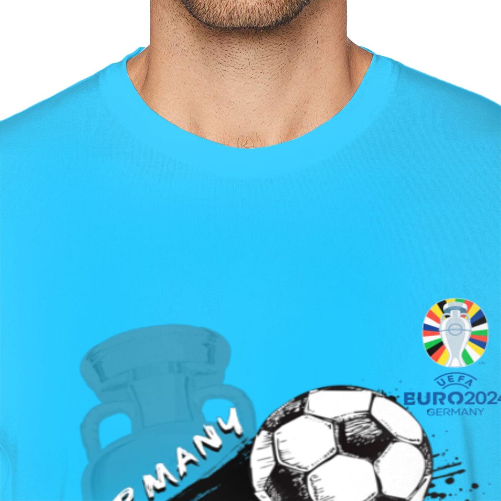 Men's Germany EURO 2024 Basic Short Sleeve T-Shirt BST1679