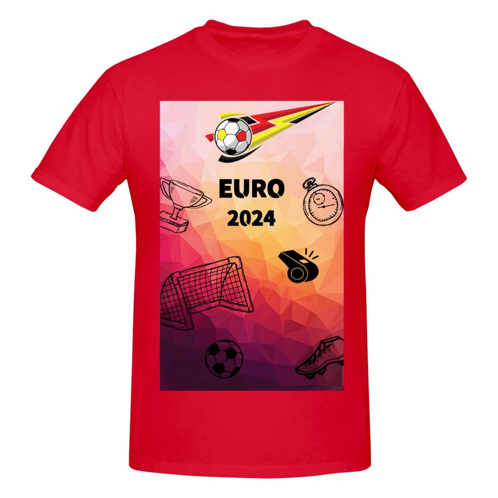 Men's Germany EURO 2024 Basic Short Sleeve T-Shirt BST1771