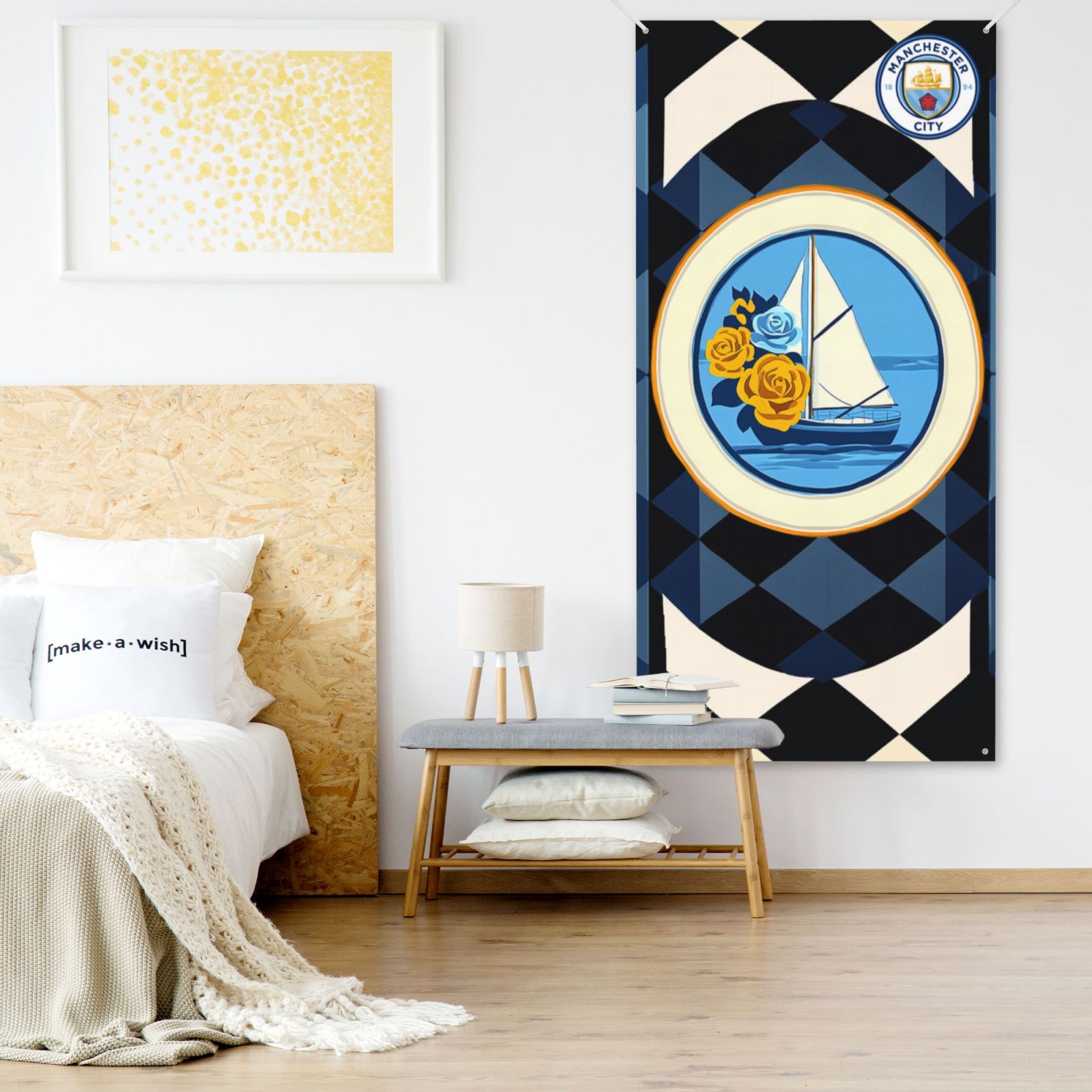 Manchester City Door Cover Decorated Banner DCB2809