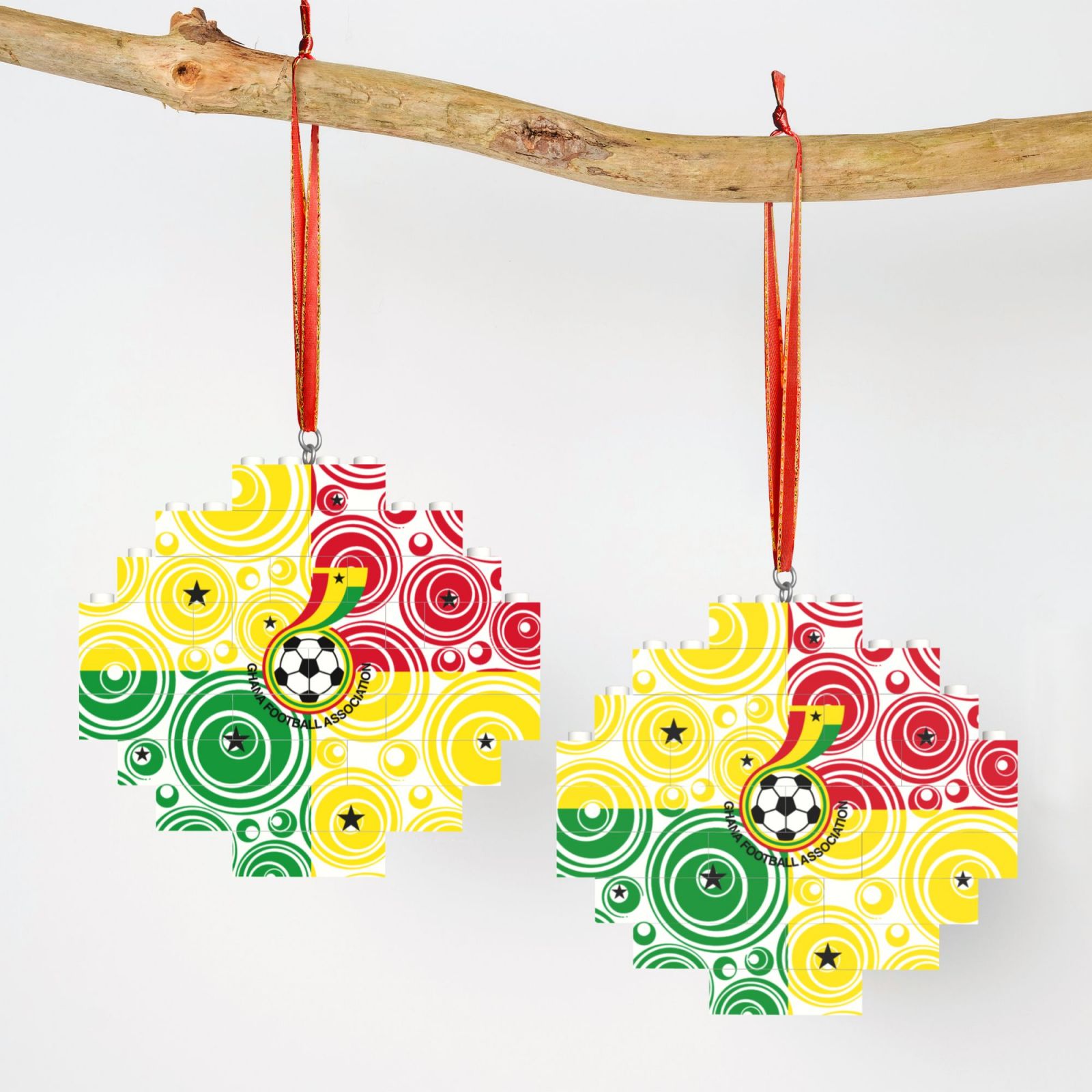 Ghana Building Block Puzzle Ornament BBP2017