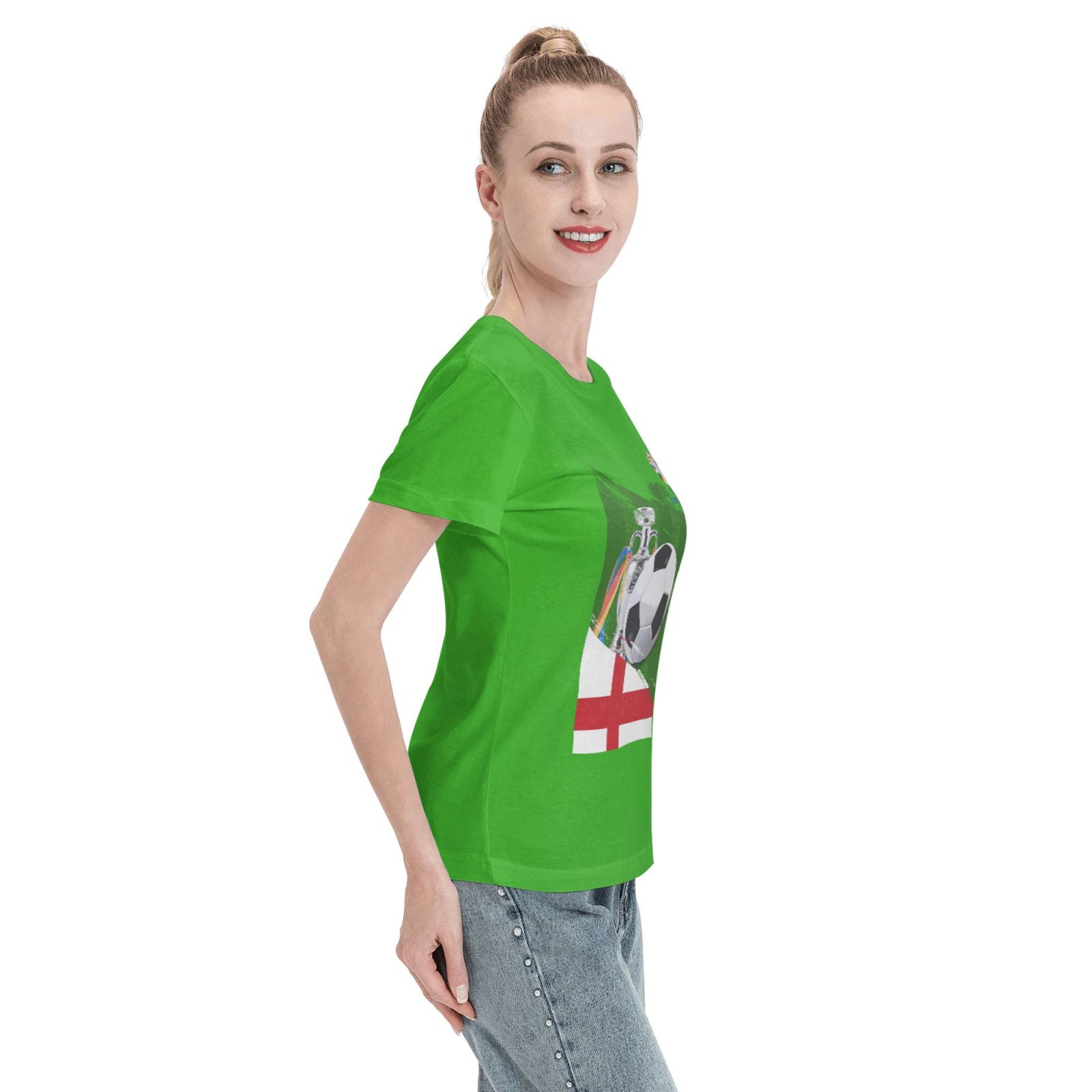 Women's England EURO 2024 Basic Short Sleeve T-Shirt WBT1682