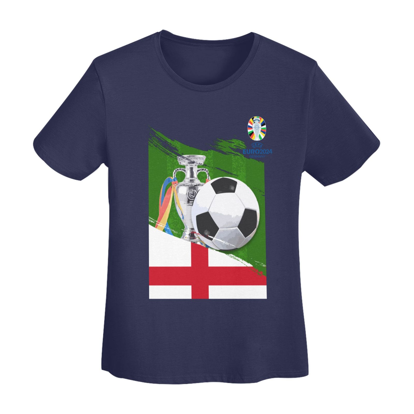 Women's England EURO 2024 Basic Short Sleeve T-Shirt WBT1682