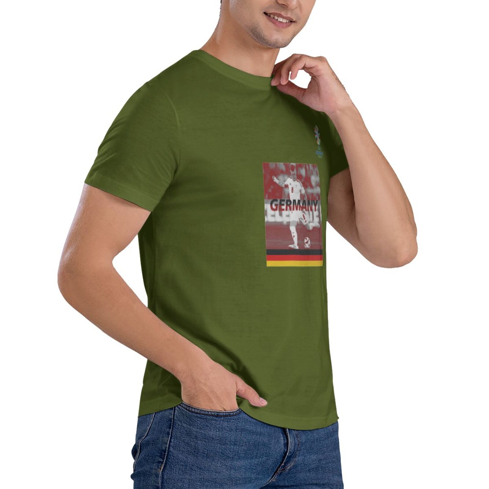 Men's Germany EURO 2024 Basic Short Sleeve T-Shirt BST1704