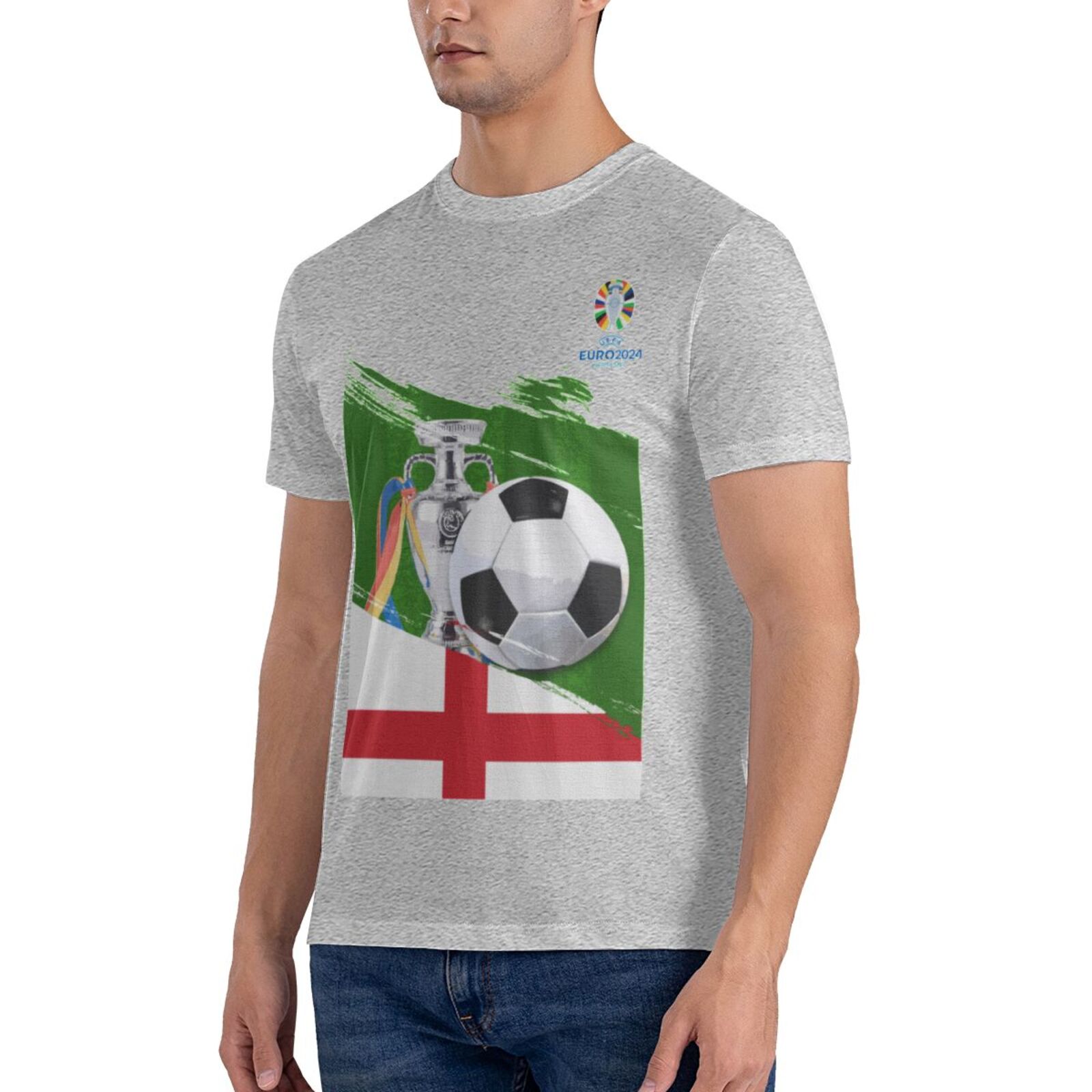 Men's England EURO 2024 Basic Short Sleeve T-Shirt BST1681