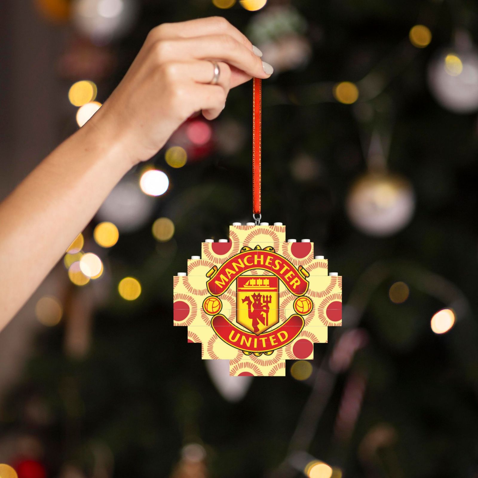 Manchester United Building Block Puzzle Ornament BBP2172