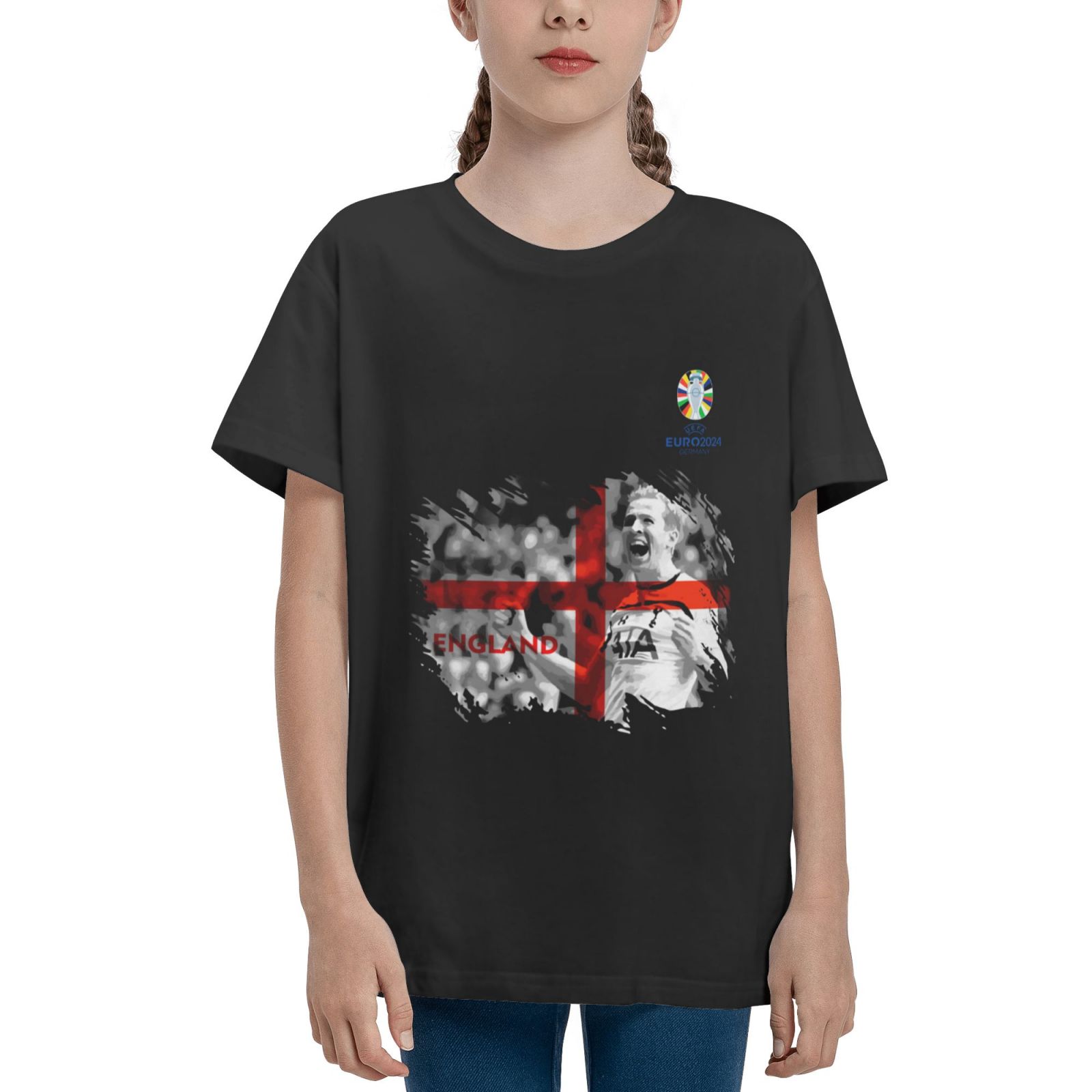 Kid's England EURO 2024 Teenage T-shirt TET1711