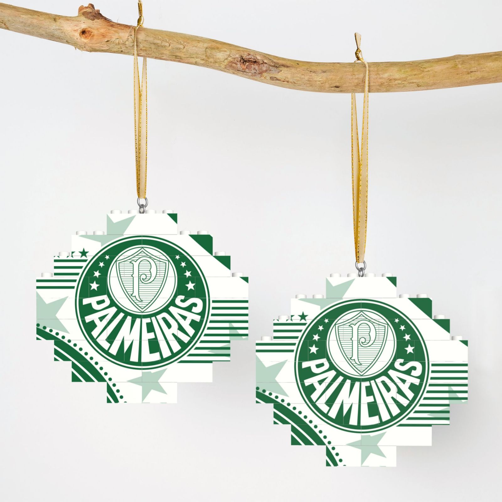 SE Palmeiras Building Block Puzzle Ornament BBP2098