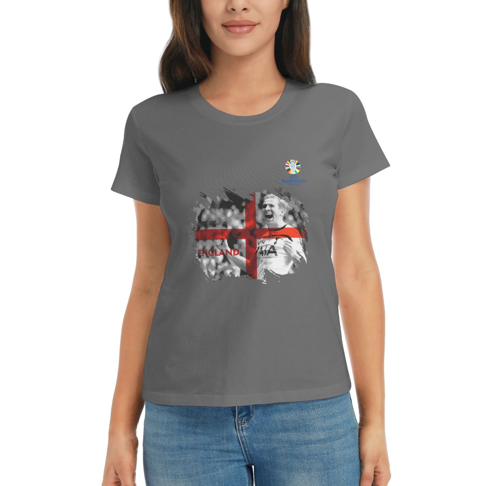 Woman's England EURO 2024 Basic Short Sleeve T-Shirt WBT1712