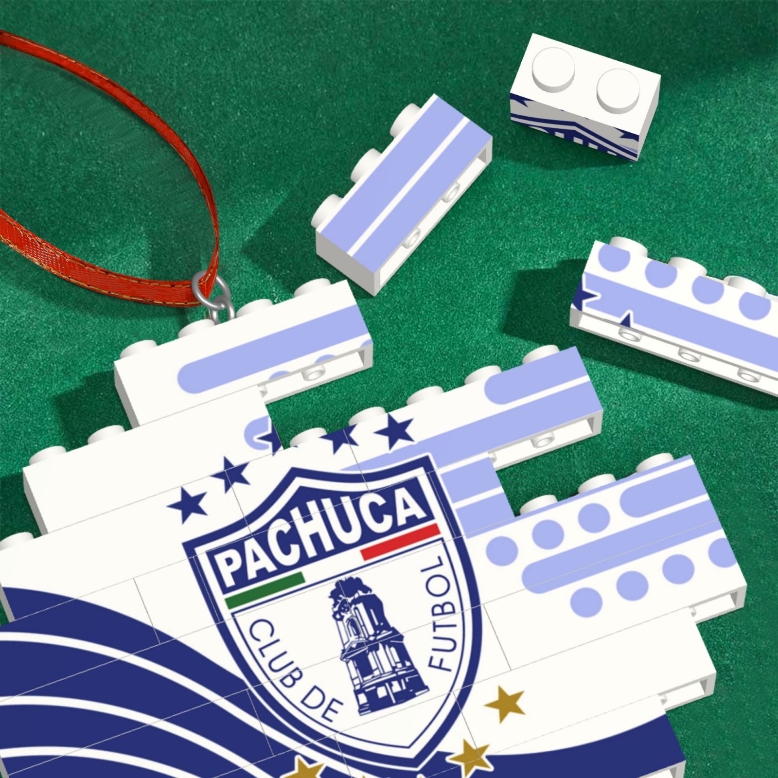 Pachuca Building Block Puzzle Ornament BBP2166