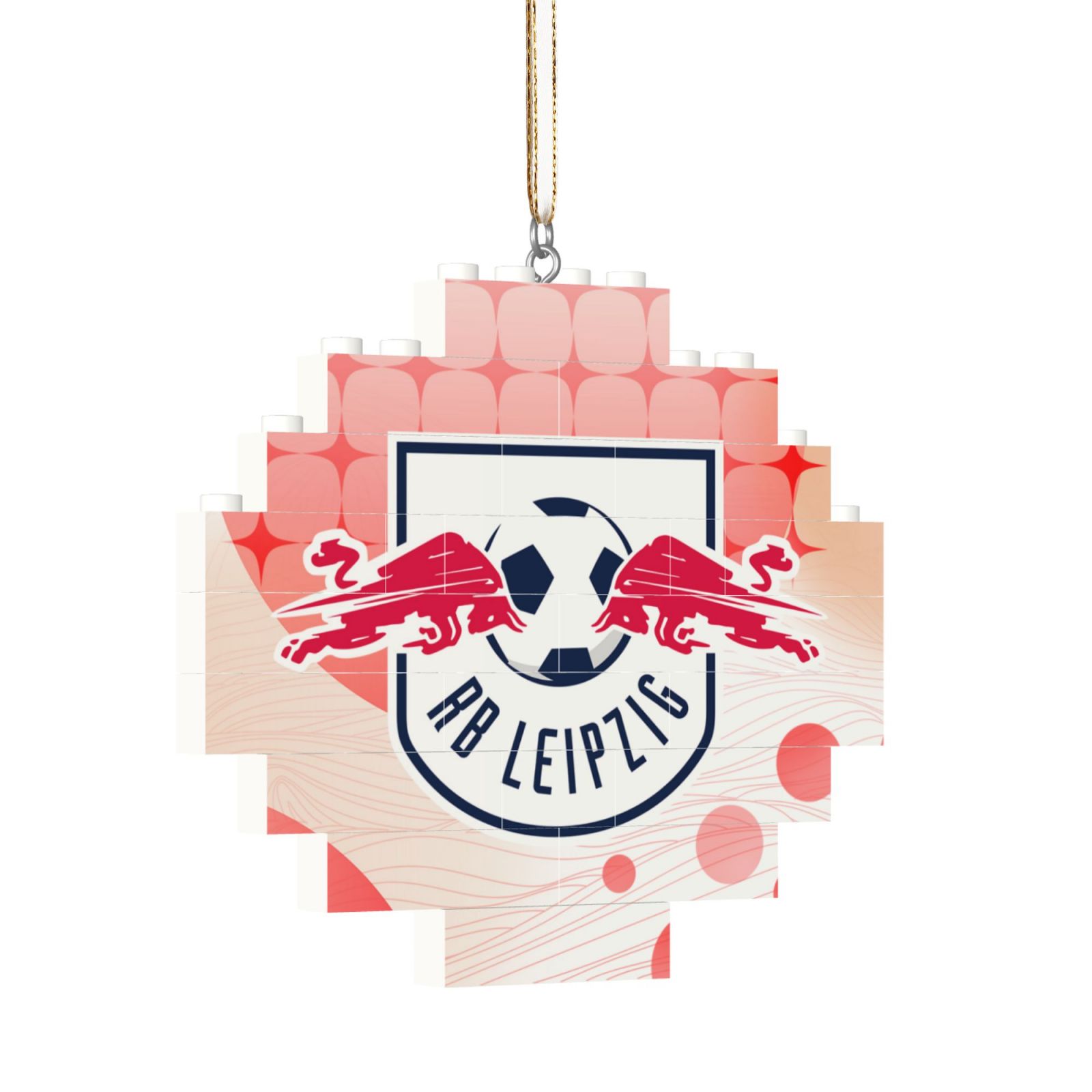 RB Leipzig Building Block Puzzle Ornament BBP2180