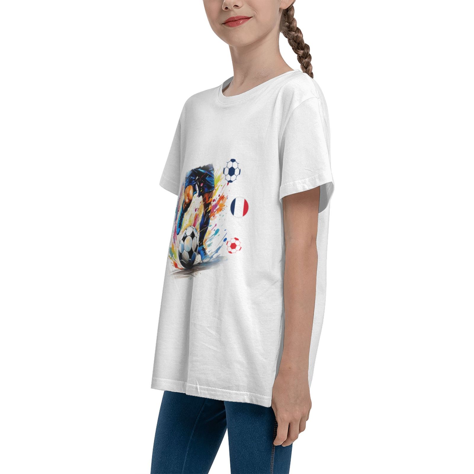 Kid's France EURO 2024 Teenage T-shirt TET1755